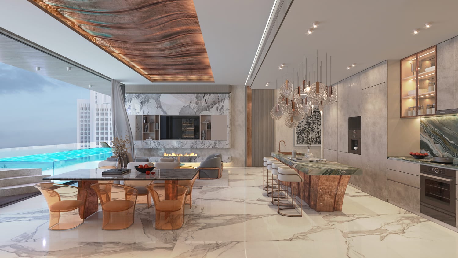 Sky Vista by Peace Homes Group, image 10 of 19. Render supplied by developer.