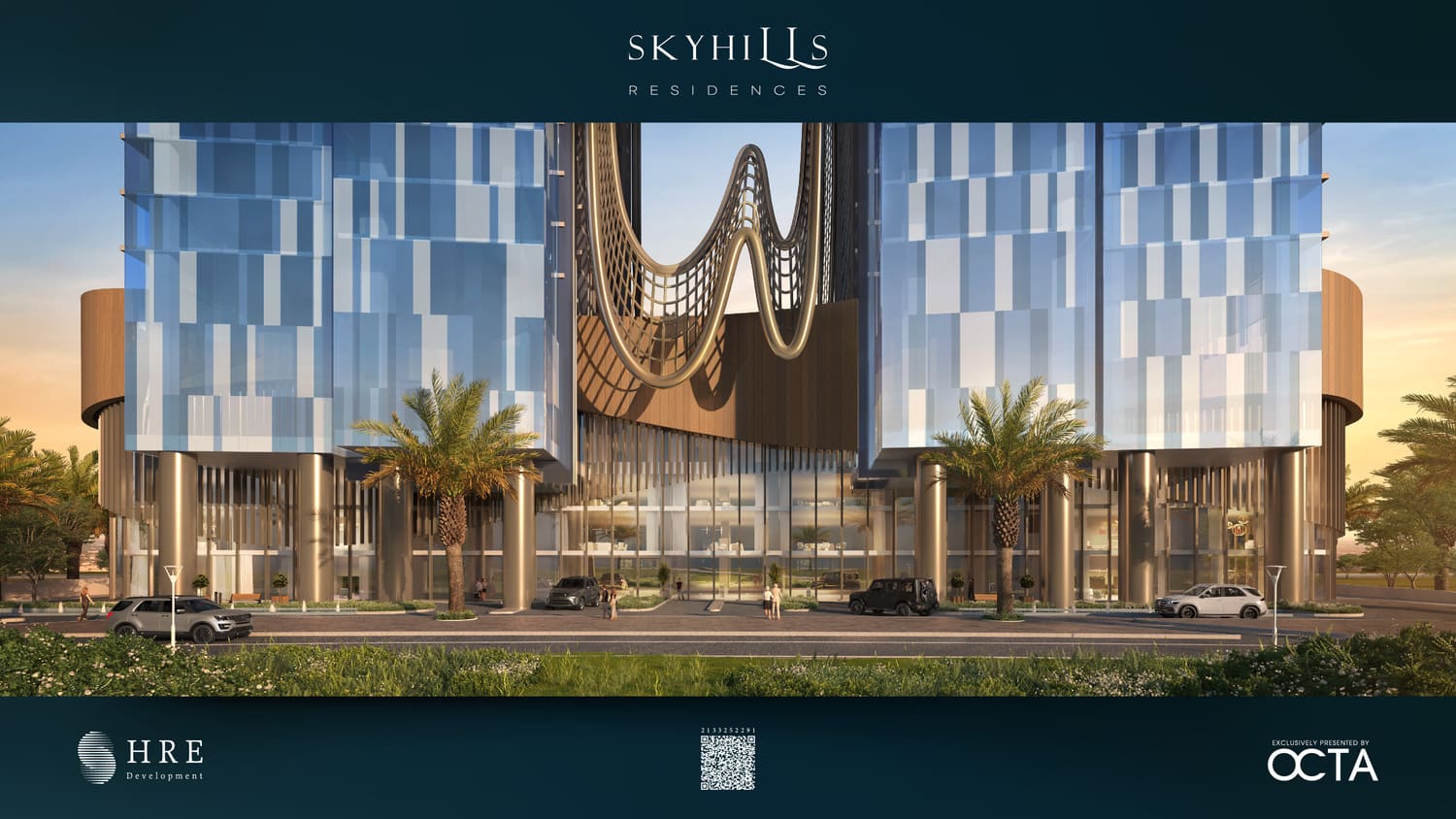 Sky Hills Residence by HRE Development, image 1 of 19. Render supplied by developer.