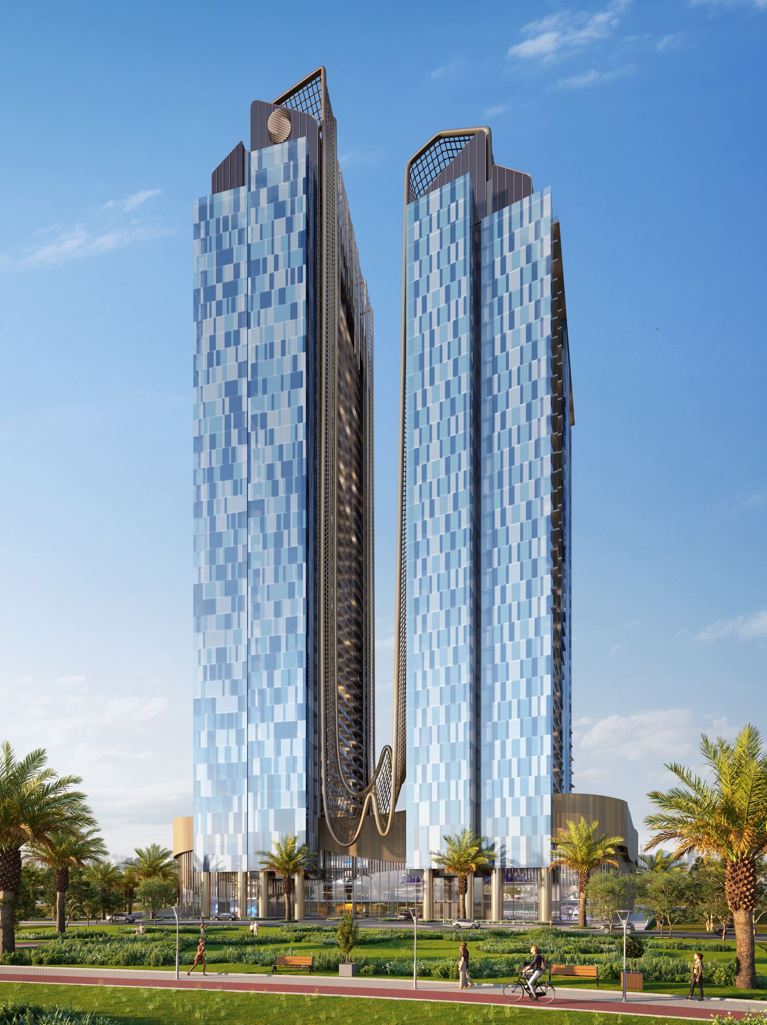 Sky Hills Residence by HRE Development, Dubai Science Park. Render supplied by developer.
