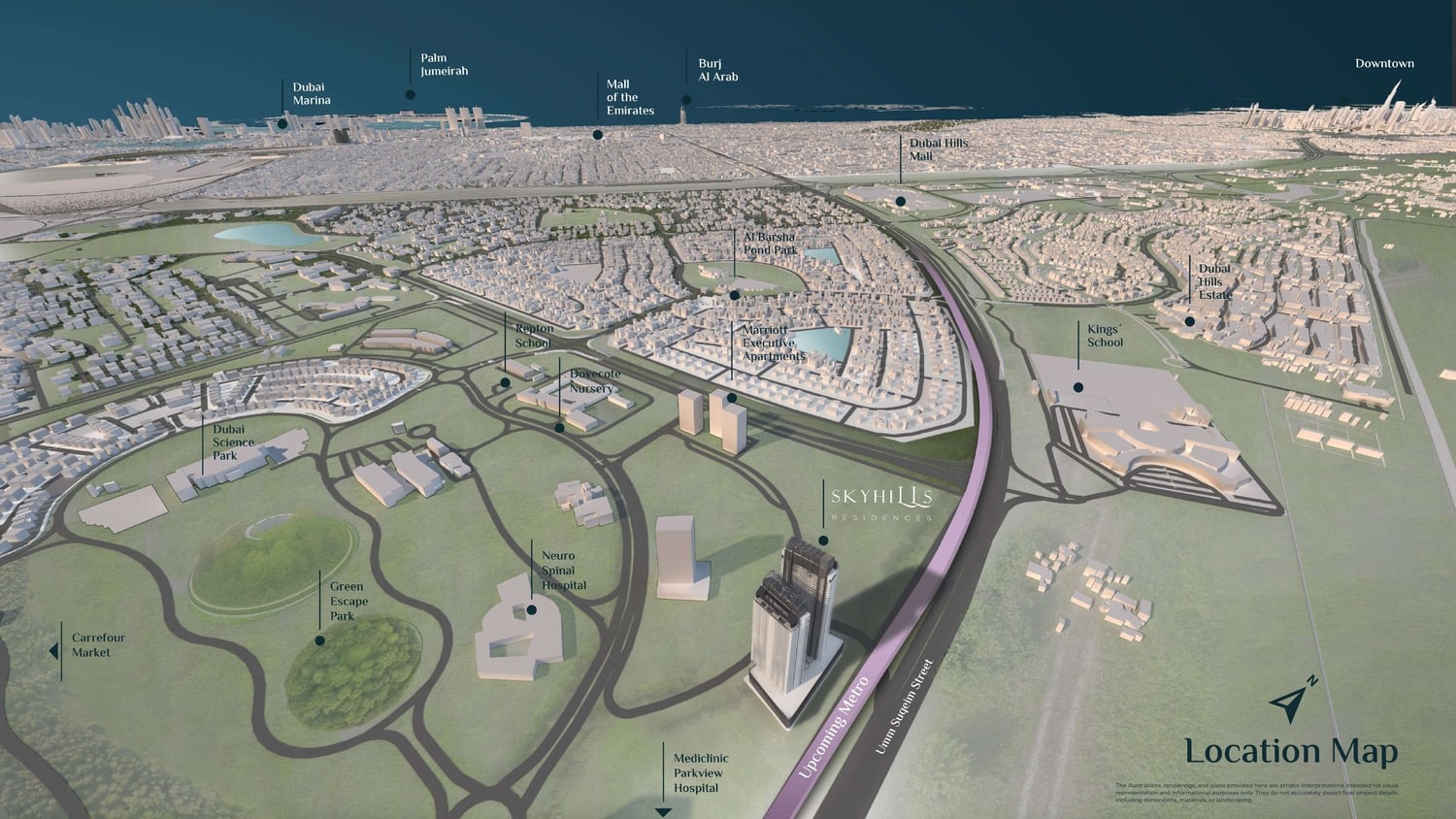 Sky Hills Residence by HRE Development, image 17 of 19. Render supplied by developer.