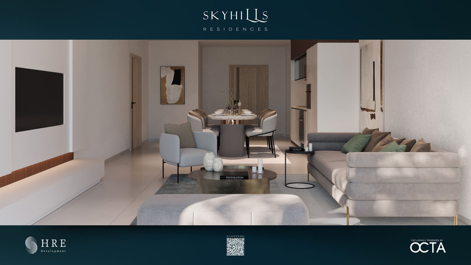 Sky Hills Residence by HRE Development, image 4 of 19. Render supplied by developer.