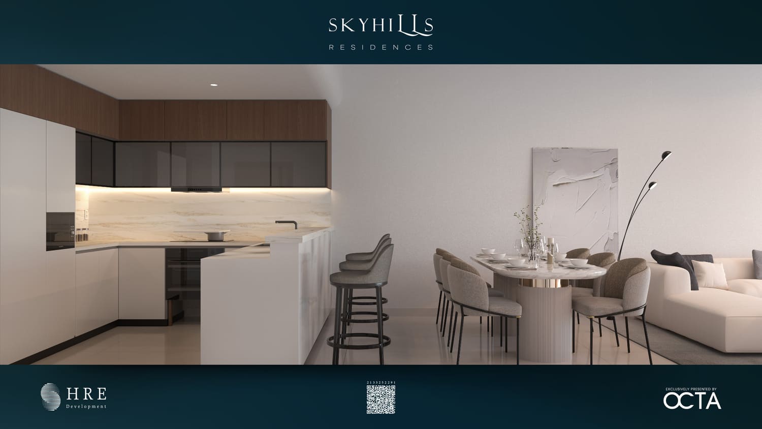 Sky Hills Residence by HRE Development, image 5 of 19. Render supplied by developer.
