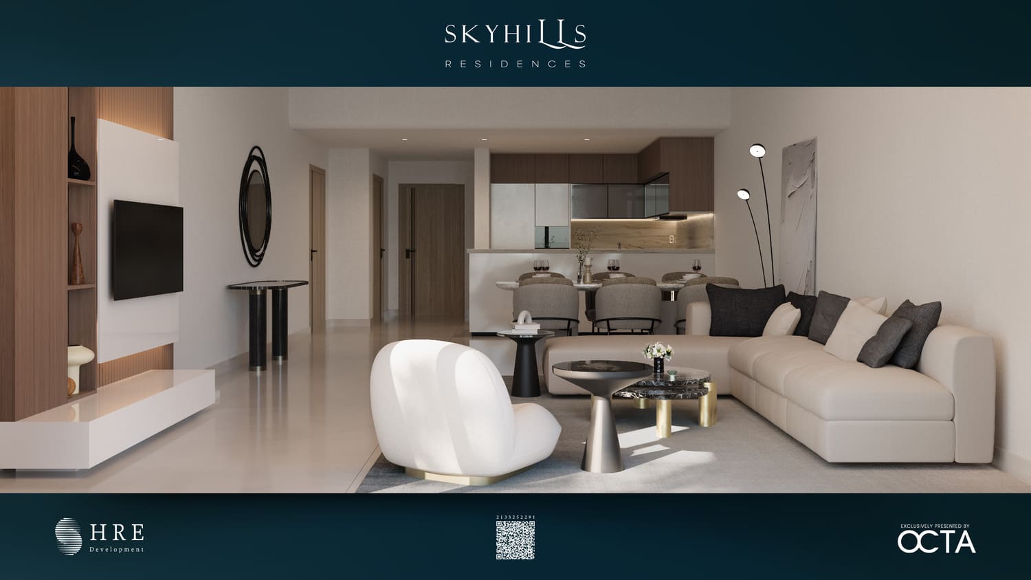 Sky Hills Residence by HRE Development, image 7 of 19. Render supplied by developer.