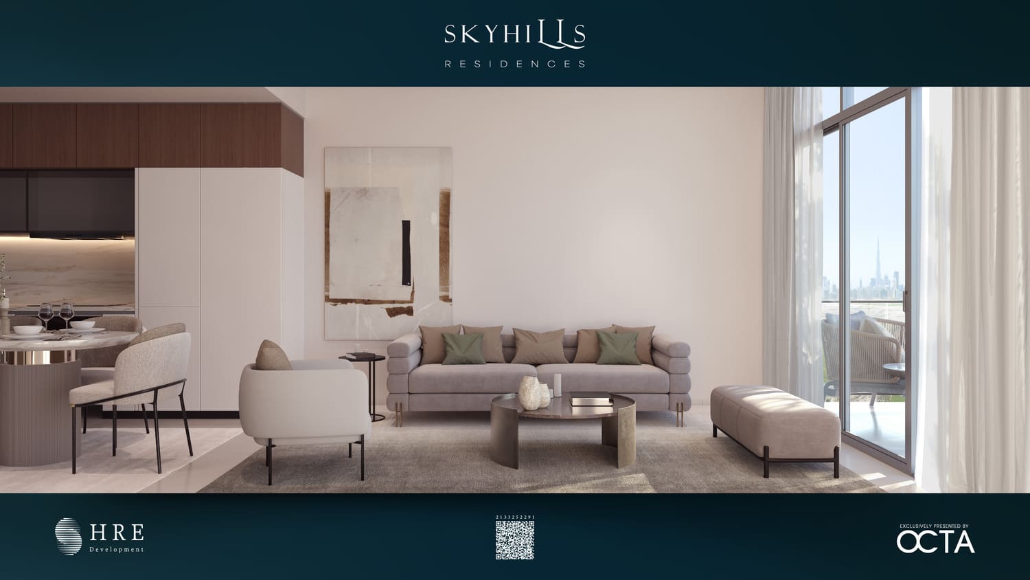 Sky Hills Residence by HRE Development, image 8 of 19. Render supplied by developer.