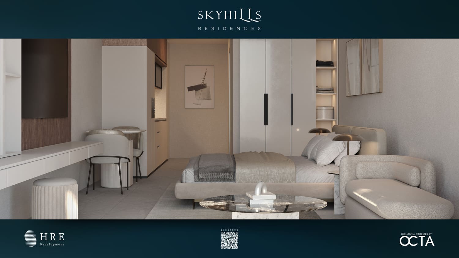 Sky Hills Residence by HRE Development, image 9 of 19. Render supplied by developer.