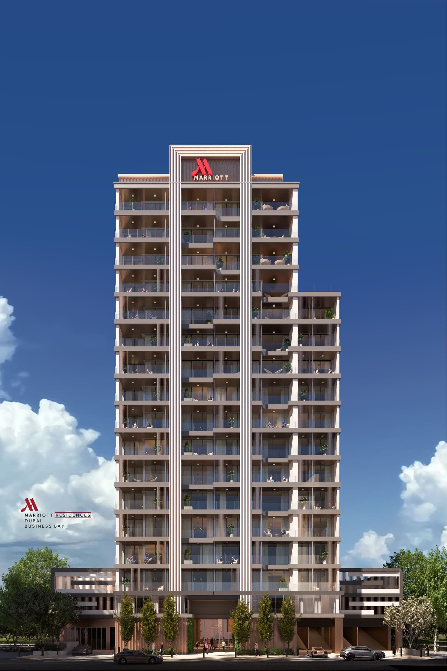 Marriott Residences by Fortune 5, Business Bay. Render supplied by developer.