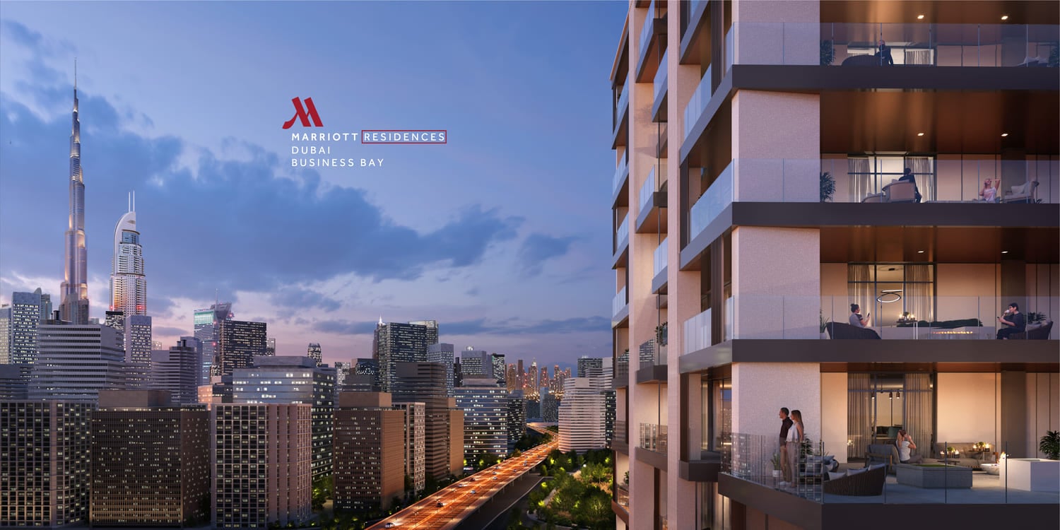 Marriott Residences by Fortune 5, image 2 of 13. Render supplied by developer.