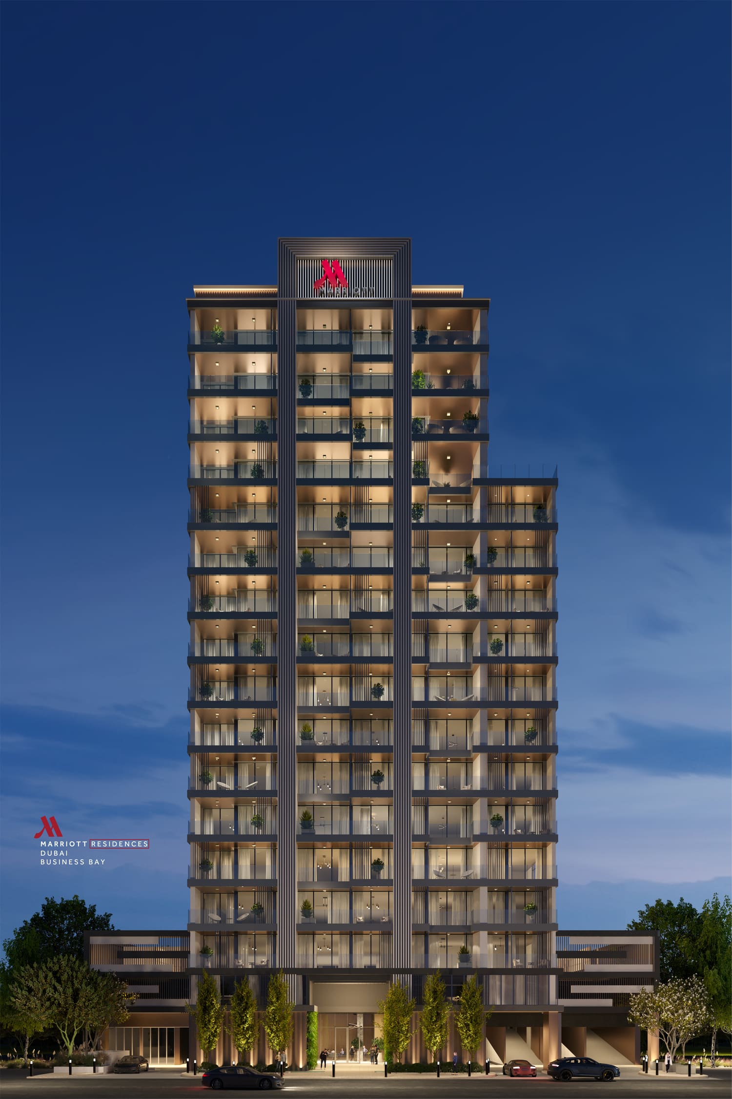 Marriott Residences by Fortune 5, image 3 of 13. Render supplied by developer.