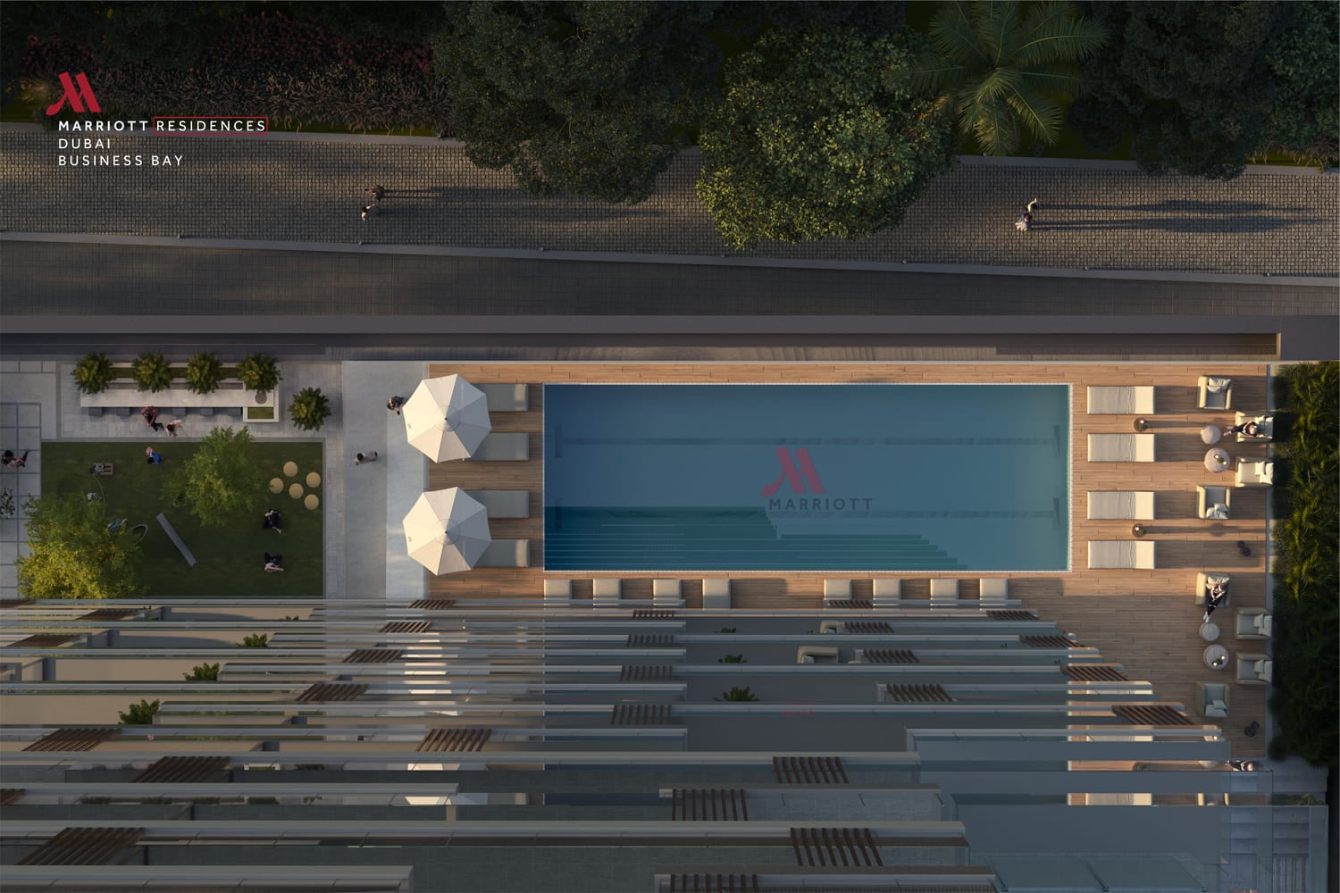 Marriott Residences by Fortune 5, image 5 of 13. Render supplied by developer.