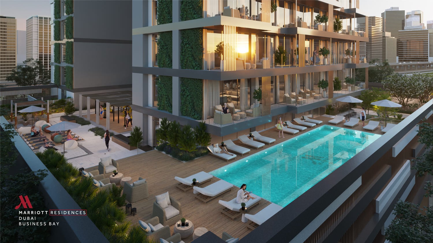 Marriott Residences by Fortune 5, image 6 of 13. Render supplied by developer.
