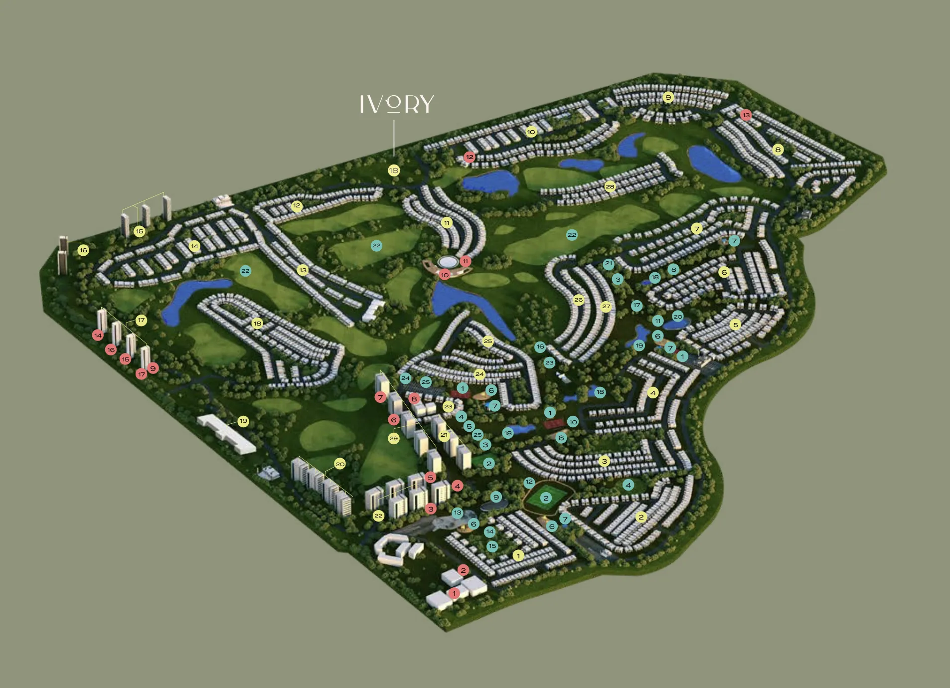 Damac Hills - Ivory by Damac, image 6 of 6. Render supplied by developer.