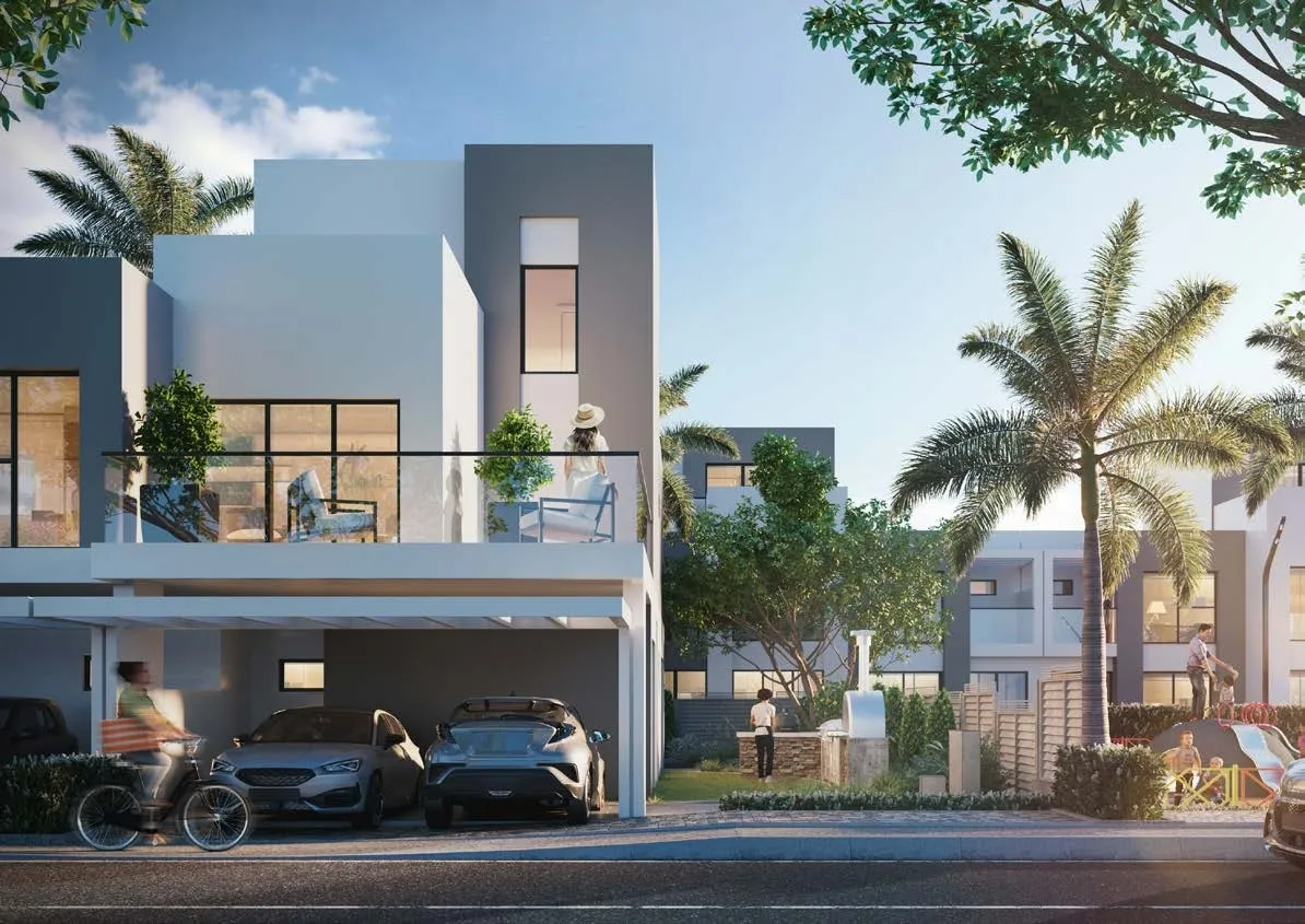 Damac Hills - Ivory by Damac, image 1 of 6. Render supplied by developer.