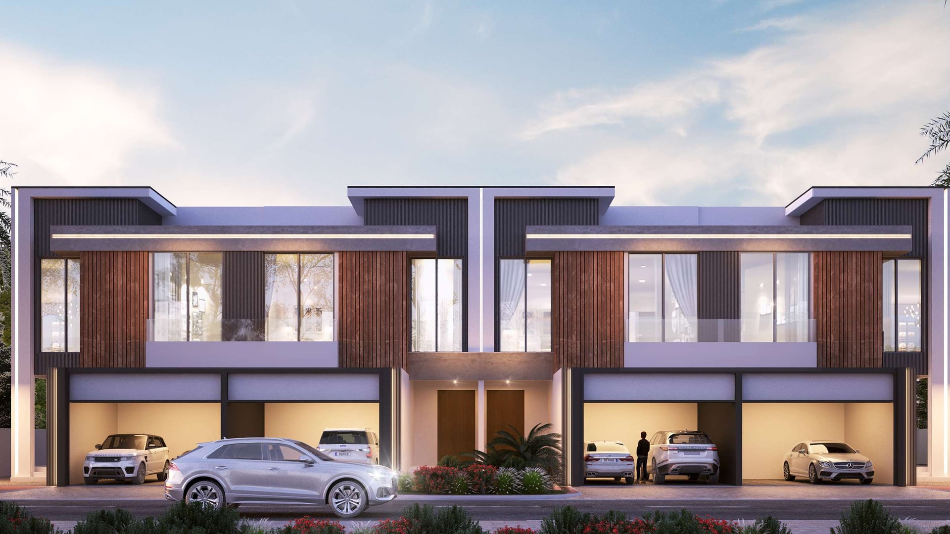 Paradise Hills by Gulf Land Property Developers, Al Hebiah 5. Render supplied by developer.