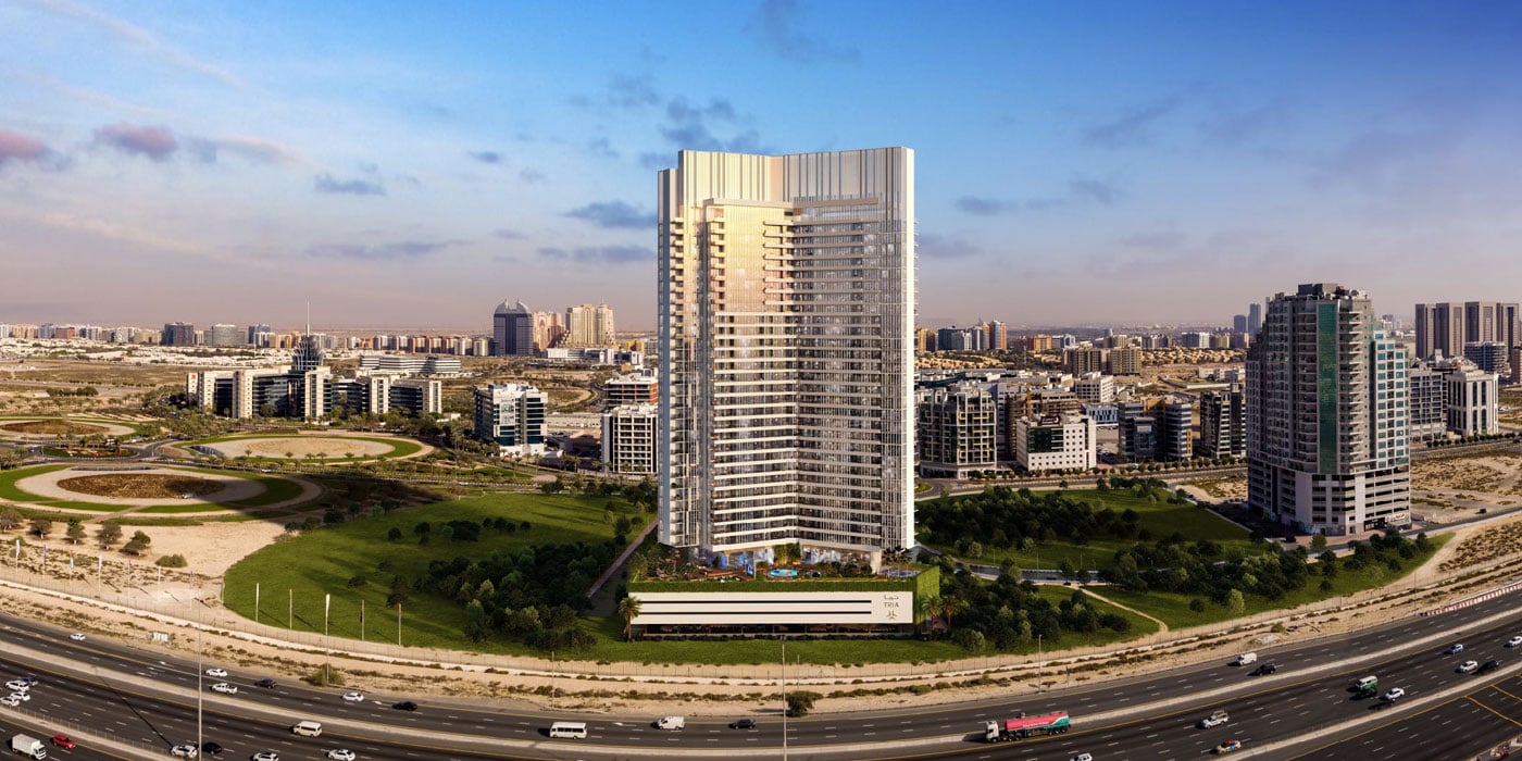 Tria by Deyaar Development, Dubai Silicon Oasis. Render supplied by developer.