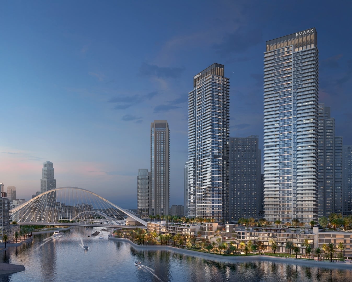 Creek Waters by Emaar in Dubai Creek Harbour, render supplied by developer