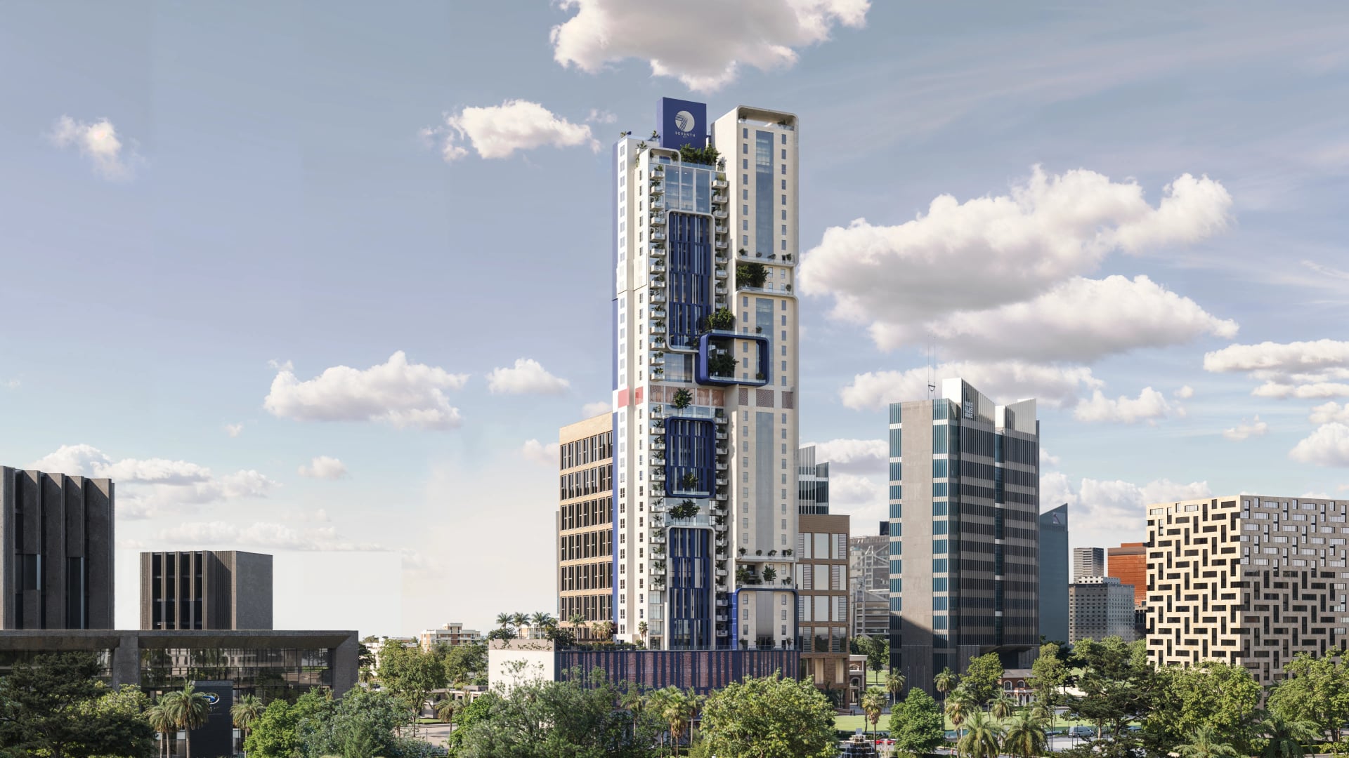 Nexara Tower by 7th Key Development, image 3 of 25. Render supplied by developer.