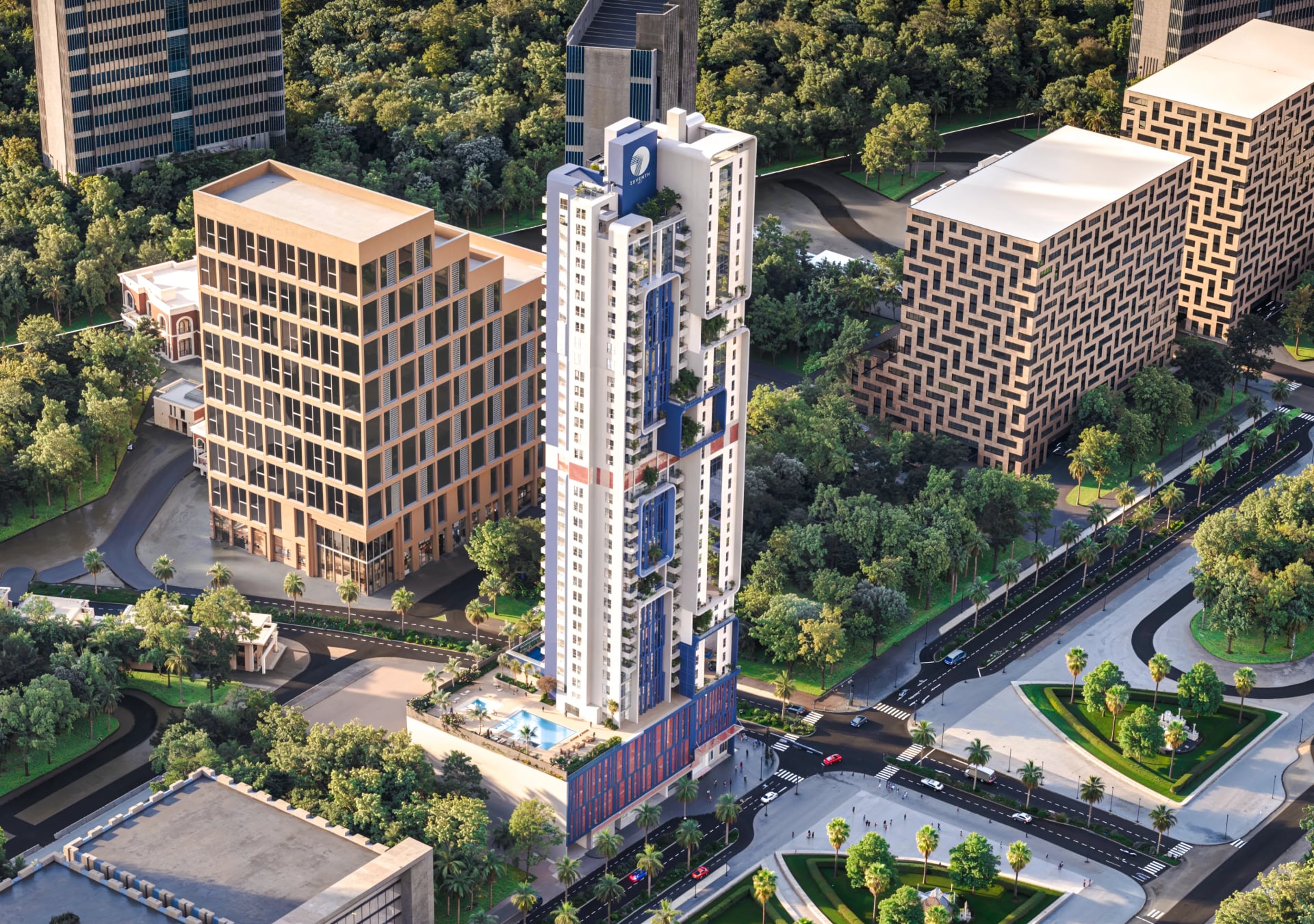 Nexara Tower by 7th Key Development, image 4 of 25. Render supplied by developer.