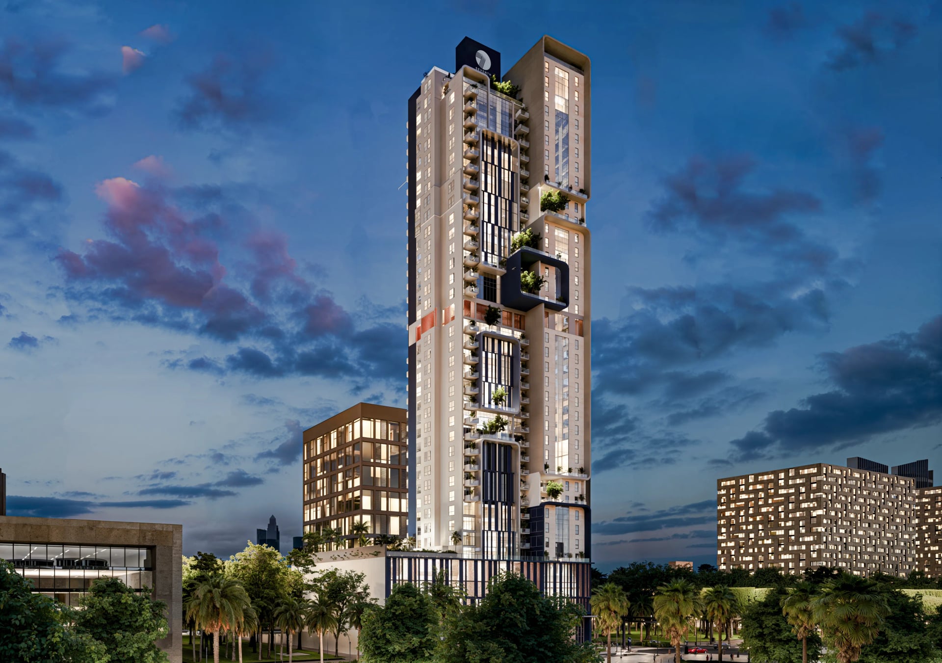 Nexara Tower by 7th Key Development, image 5 of 25. Render supplied by developer.