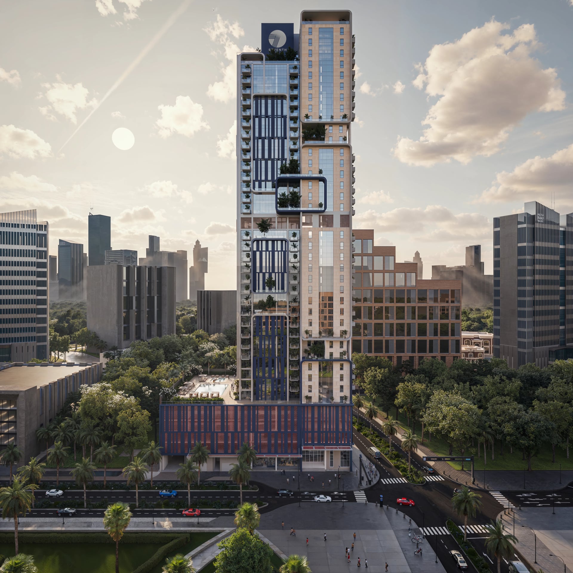 Nexara Tower by 7th Key Development, image 6 of 25. Render supplied by developer.