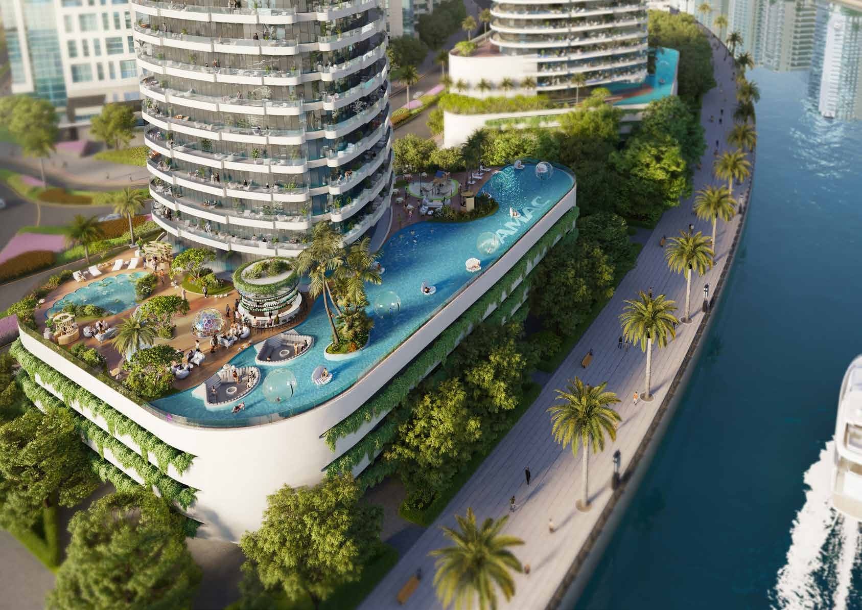 Canal Heights by Damac, image 2 of 8. Render supplied by developer.