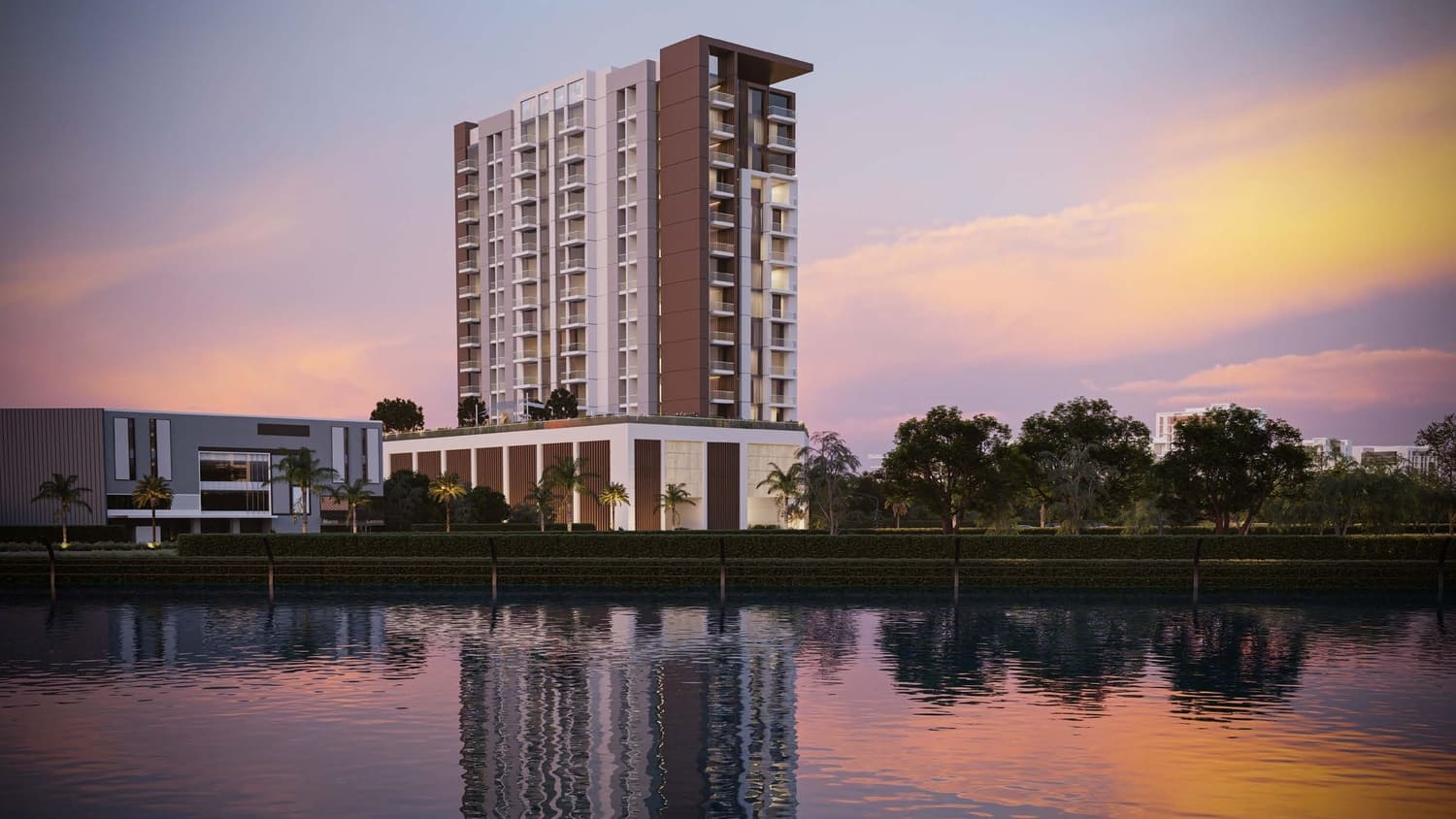 Albero by ORO24 by ORO24 Real Estate Developments, Wadi Al Safa 2. Render supplied by developer.