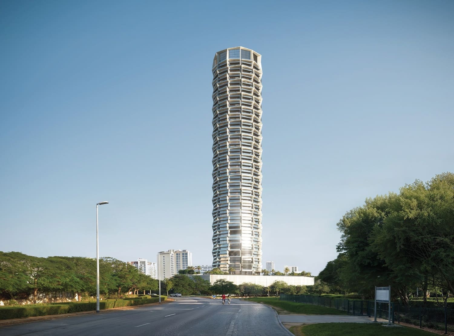 Binghatti Circle by Binghatti, JVC (Jumeirah Village Circle). Render supplied by developer.