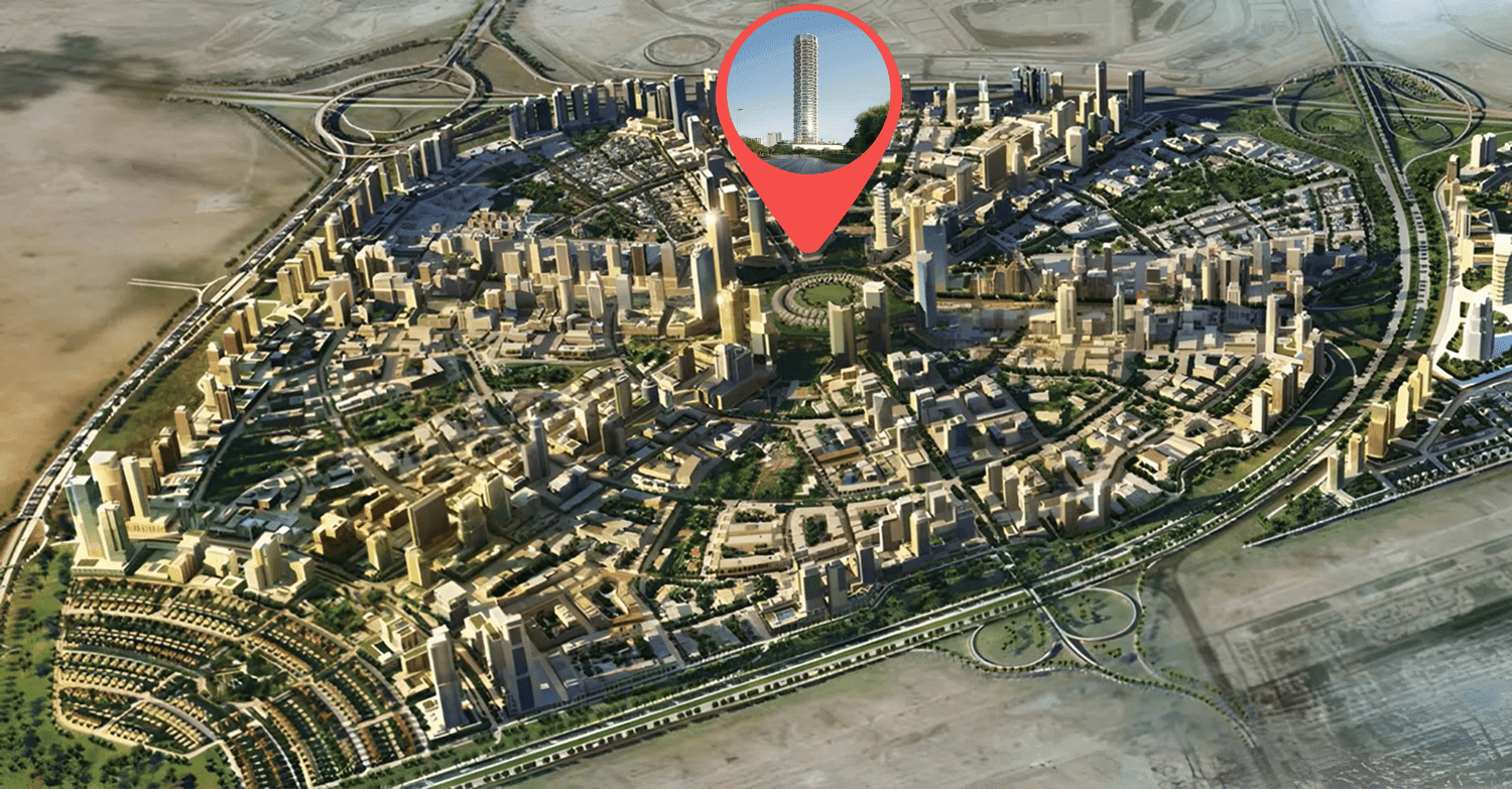 Binghatti Circle, image 9 of 11. Render supplied by developer.
