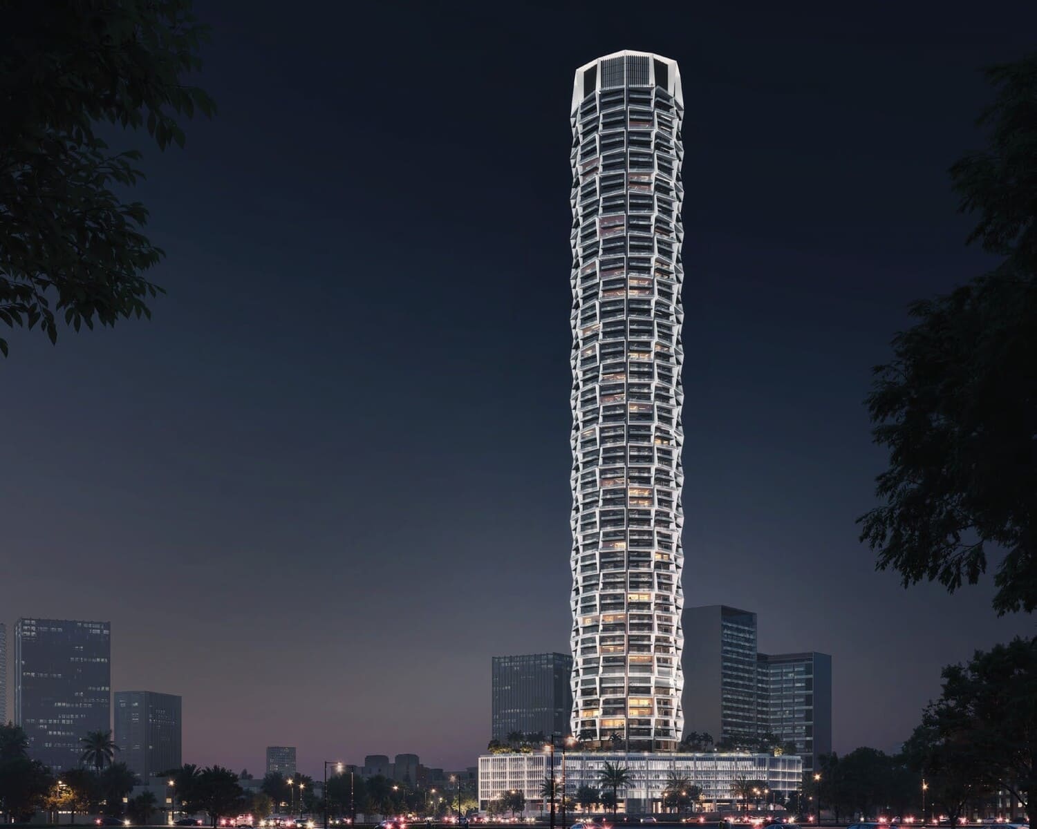 Binghatti Circle, image 3 of 11. Render supplied by developer.