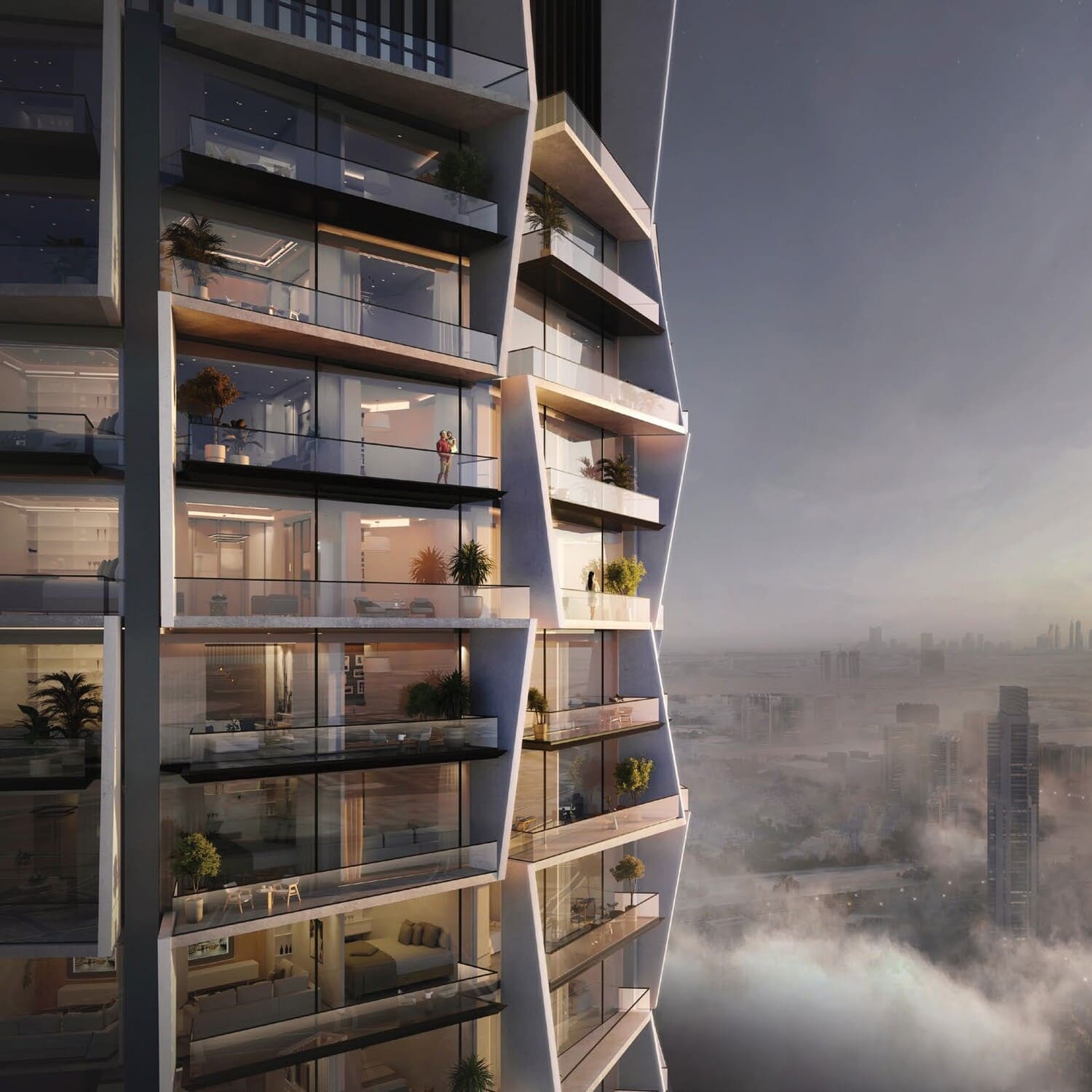 Binghatti Circle, image 4 of 11. Render supplied by developer.
