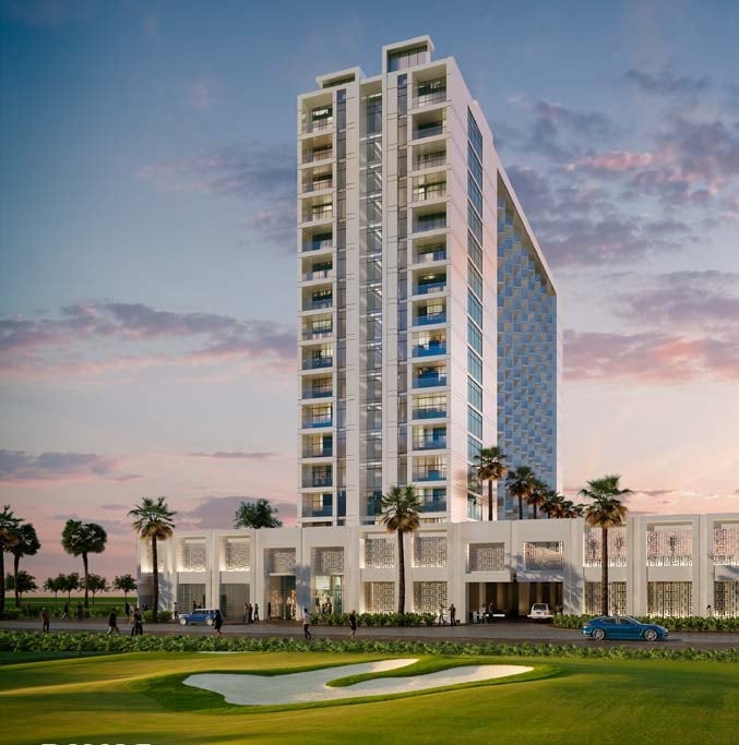 Damac Hills 2 - Hotel Edge by Rotana, image 3 of 15. Render supplied by developer.