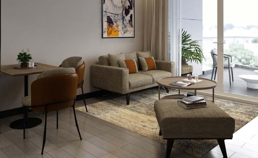 Damac Hills 2 - Hotel Edge by Rotana, image 6 of 15. Render supplied by developer.