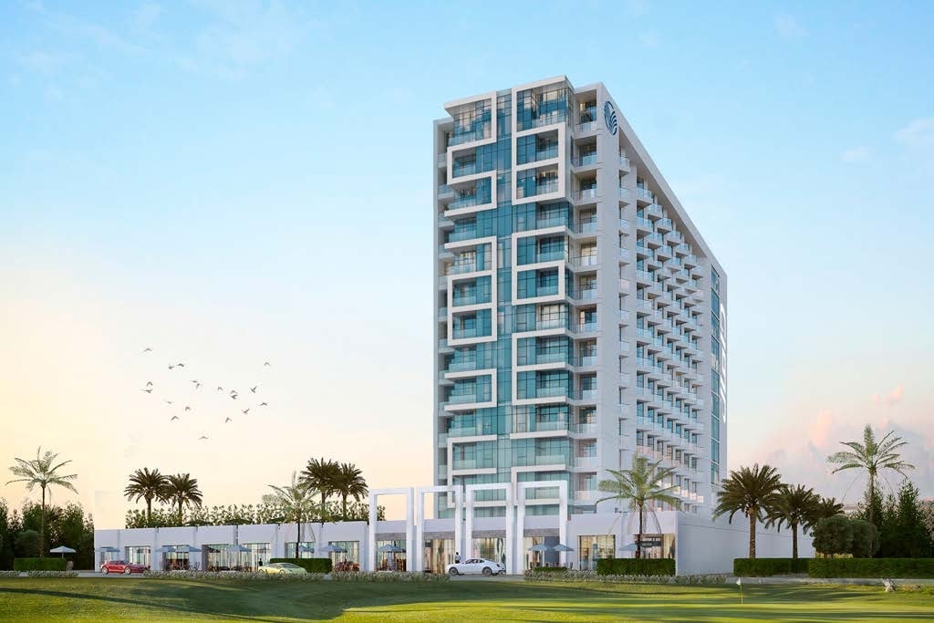 Damac Hills 2 - Hotel Edge by Rotana, Damac Hills 2. Render supplied by developer.