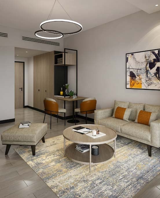 Damac Hills 2 - Hotel Edge by Rotana, image 8 of 15. Render supplied by developer.