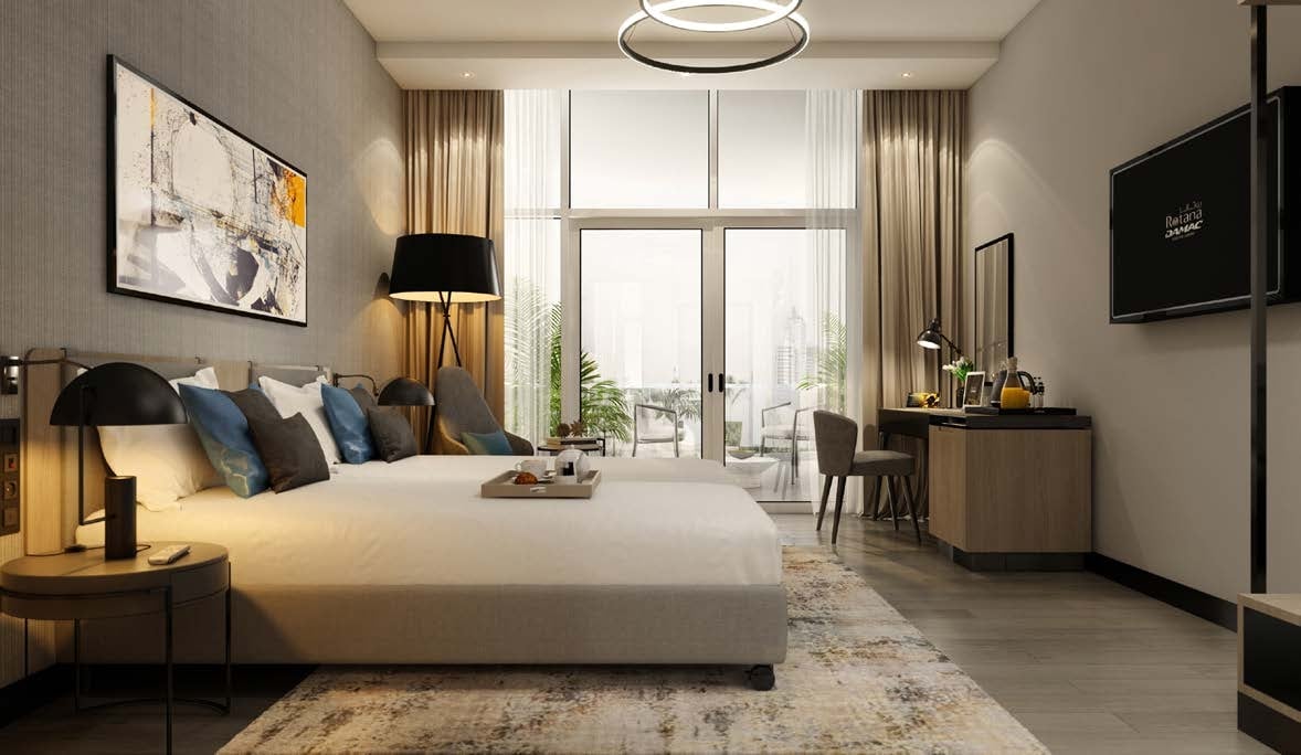 Damac Hills 2 - Hotel Edge by Rotana, image 9 of 15. Render supplied by developer.