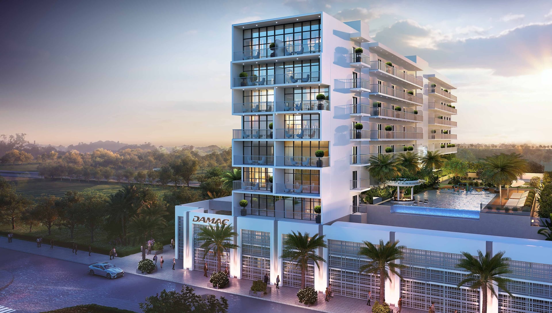 Evergreens by Damac, Damac Hills 2. Render supplied by developer.