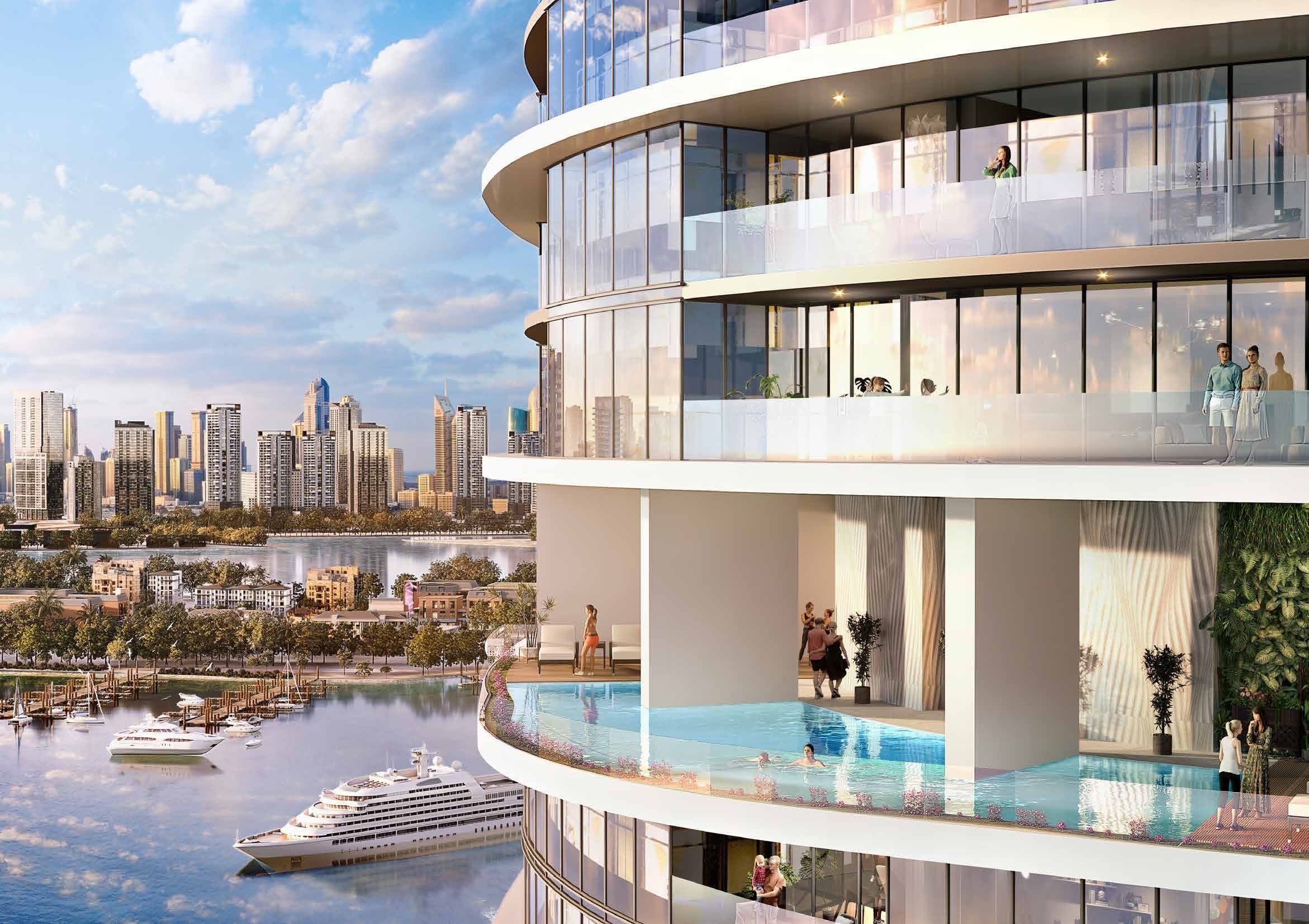 Damac Harbour Lights, image 2 of 13. Render supplied by developer.
