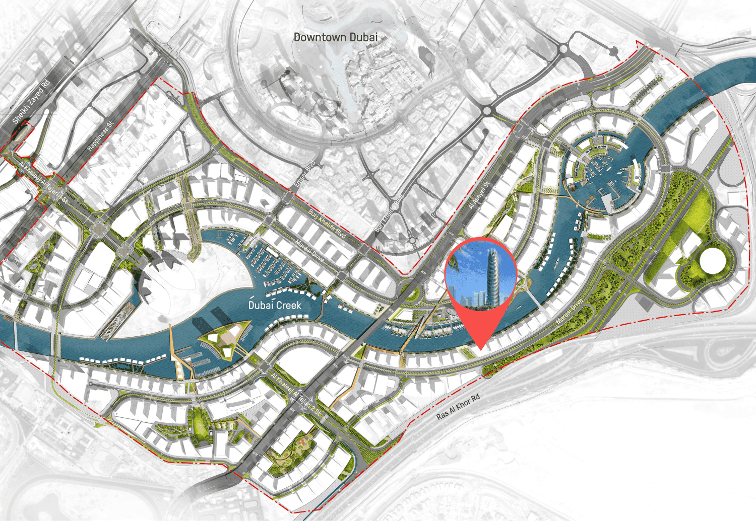 Altitude de Grisogono by Damac, image 10 of 11. Render supplied by developer.
