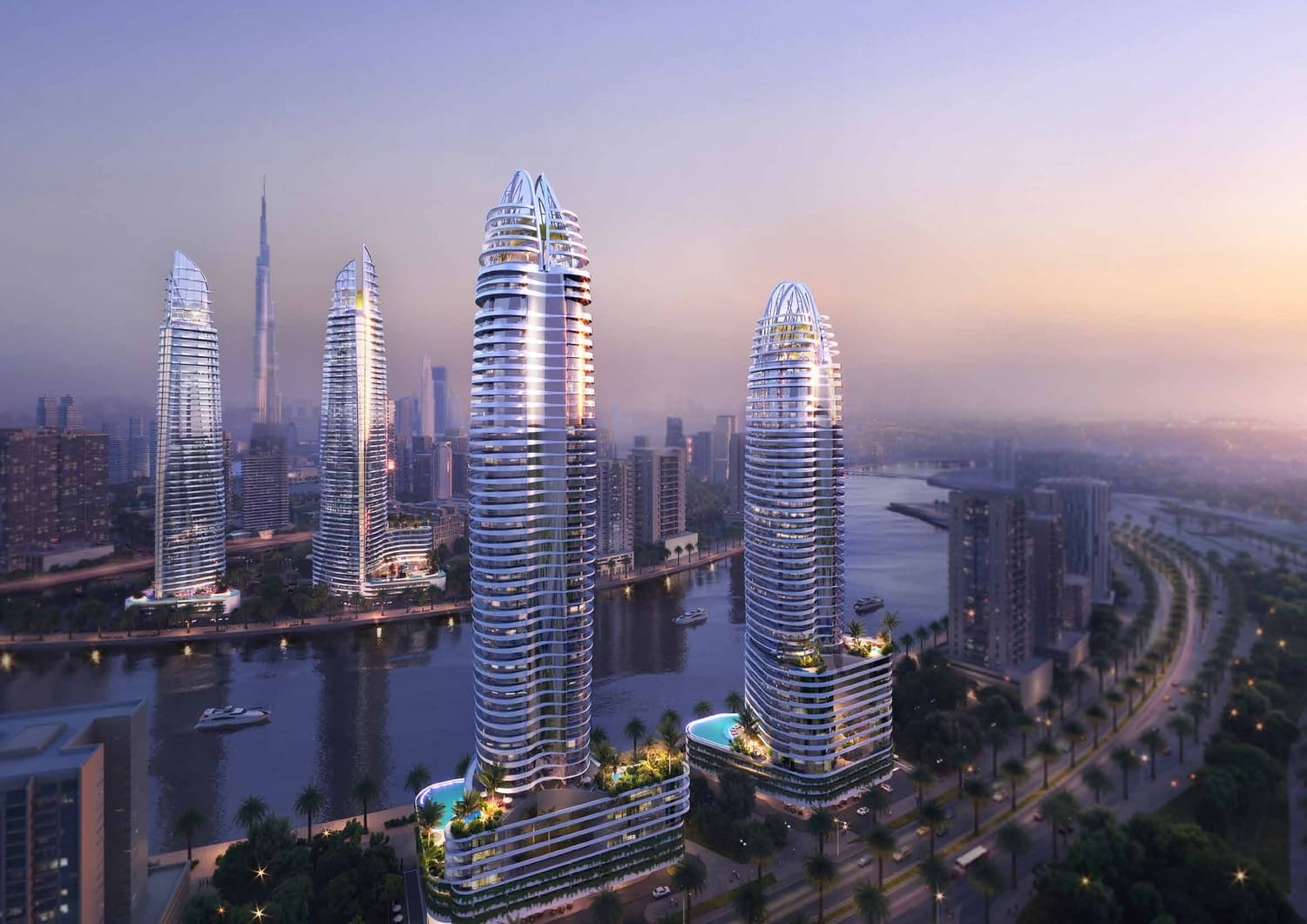 Altitude de Grisogono by Damac, image 3 of 11. Render supplied by developer.