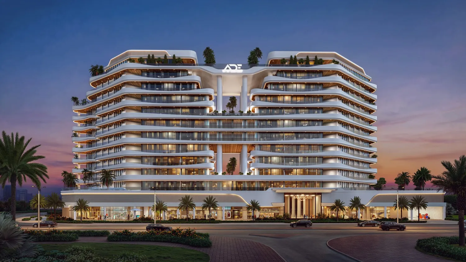 Barari Gate by ADE, image 2 of 14. Render supplied by developer.