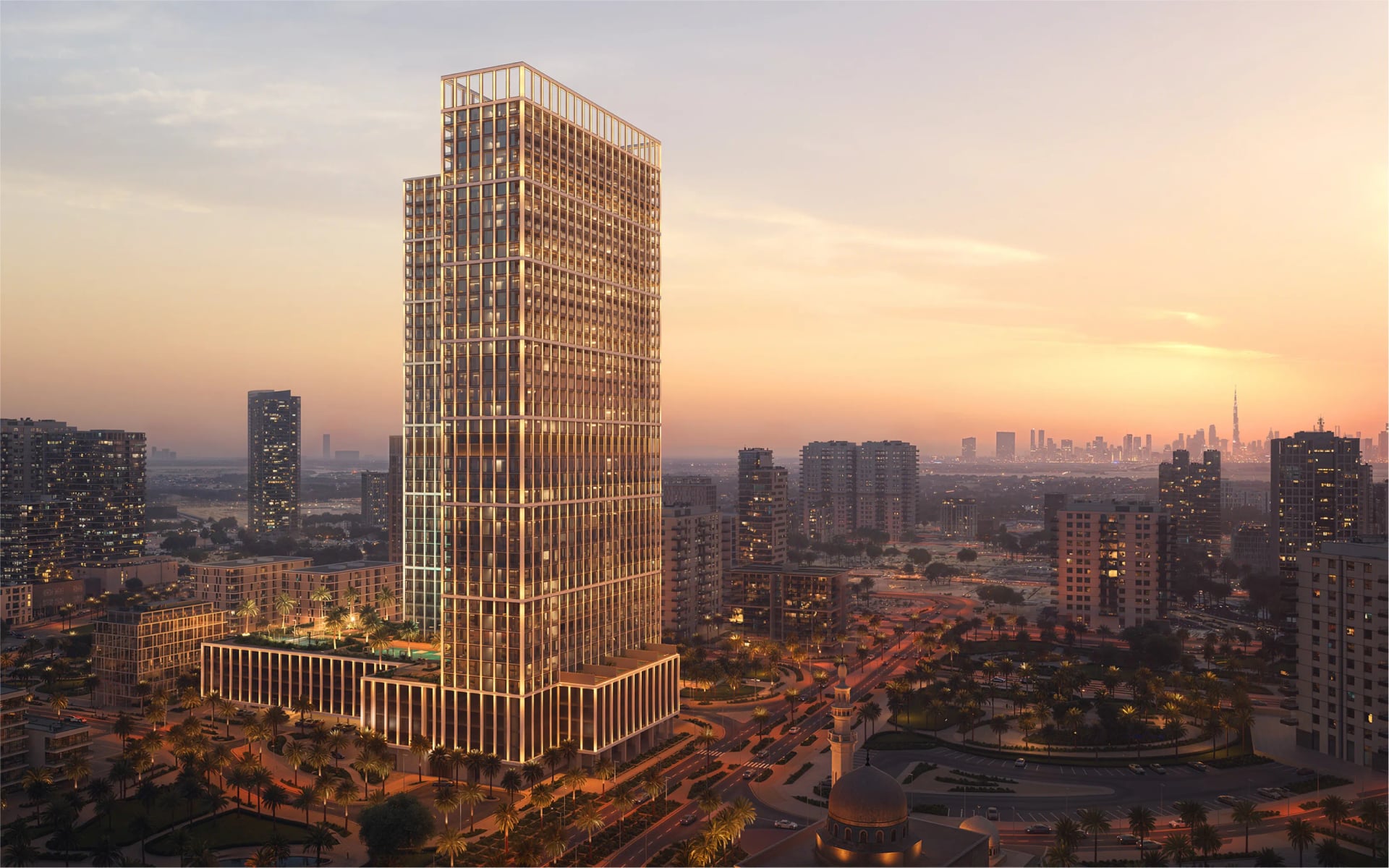 Binghatti Vintage by Binghatti, Wadi Al Safa 3. Render supplied by developer.