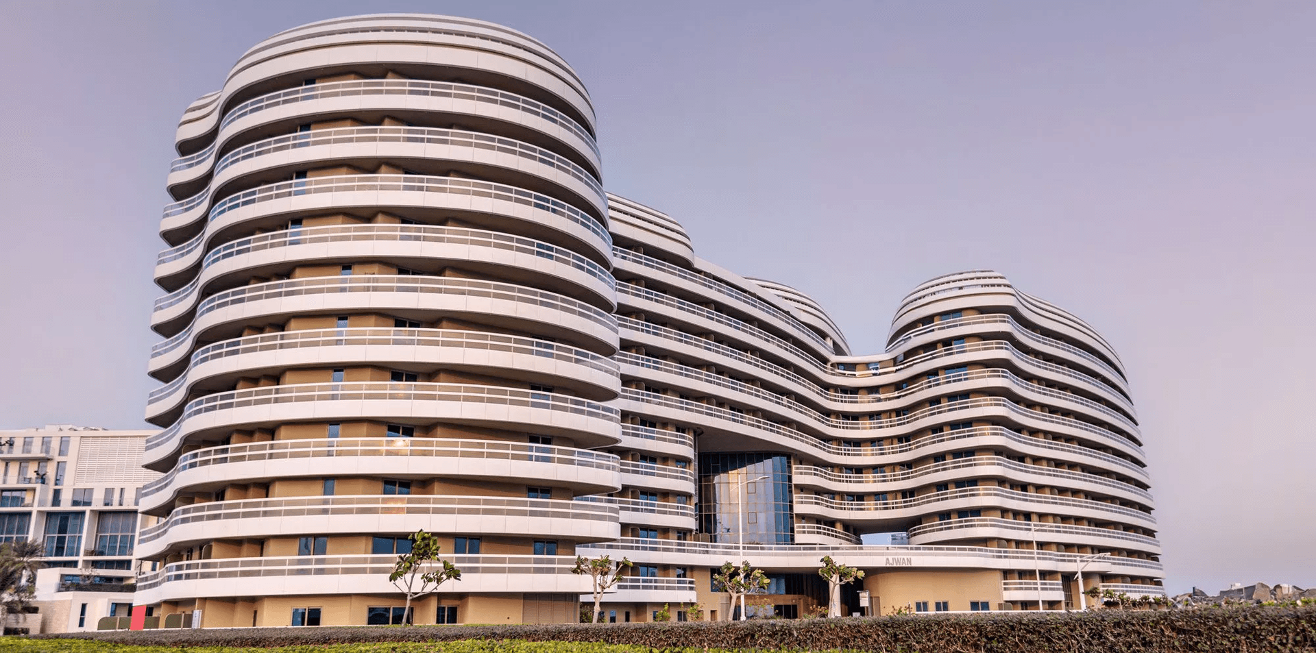 Ajwan Towers by Omniyat Properties, Saadiyat Island. Render supplied by developer.