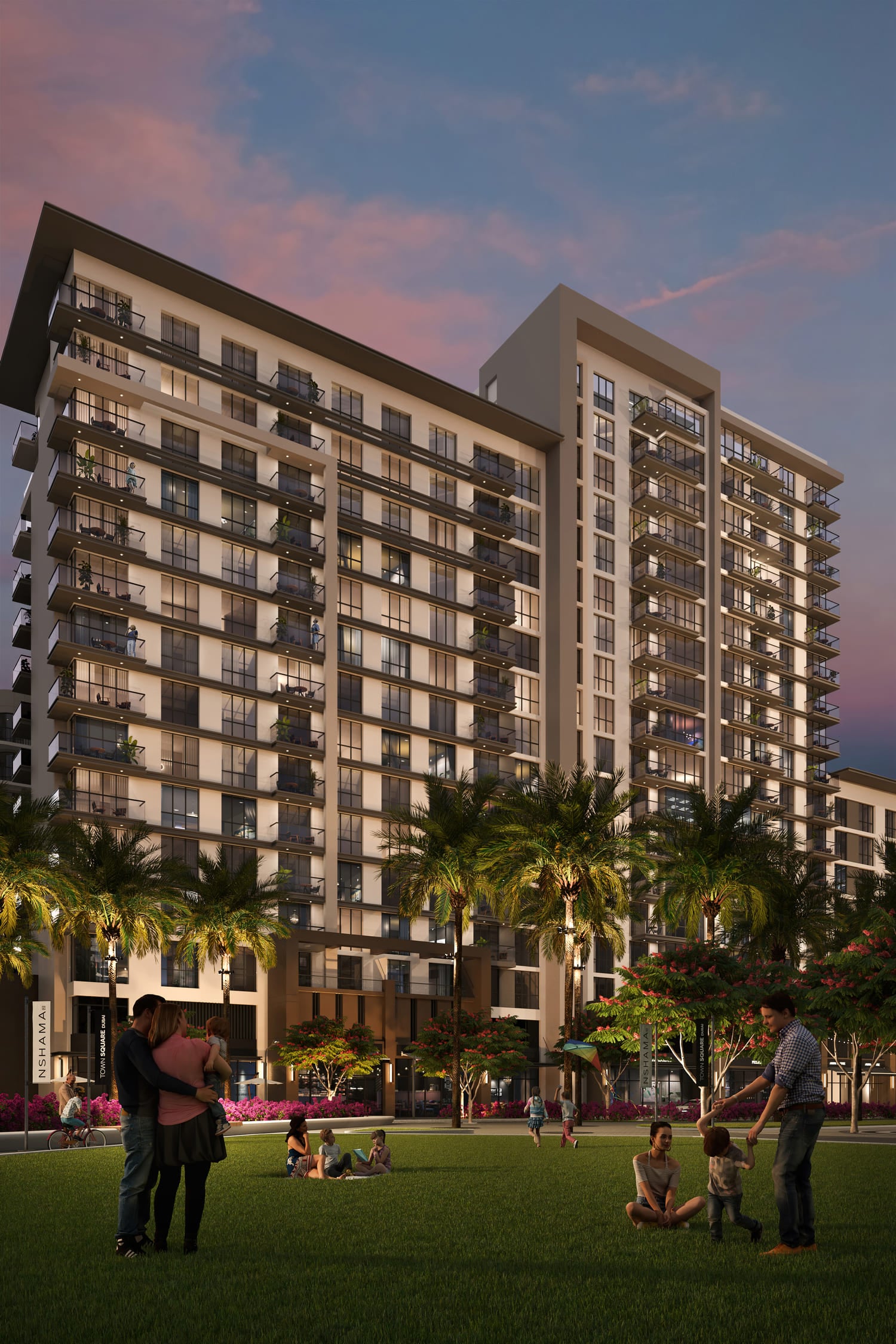Aria on the Park by Nshama, image 1 of 12. Render supplied by developer.