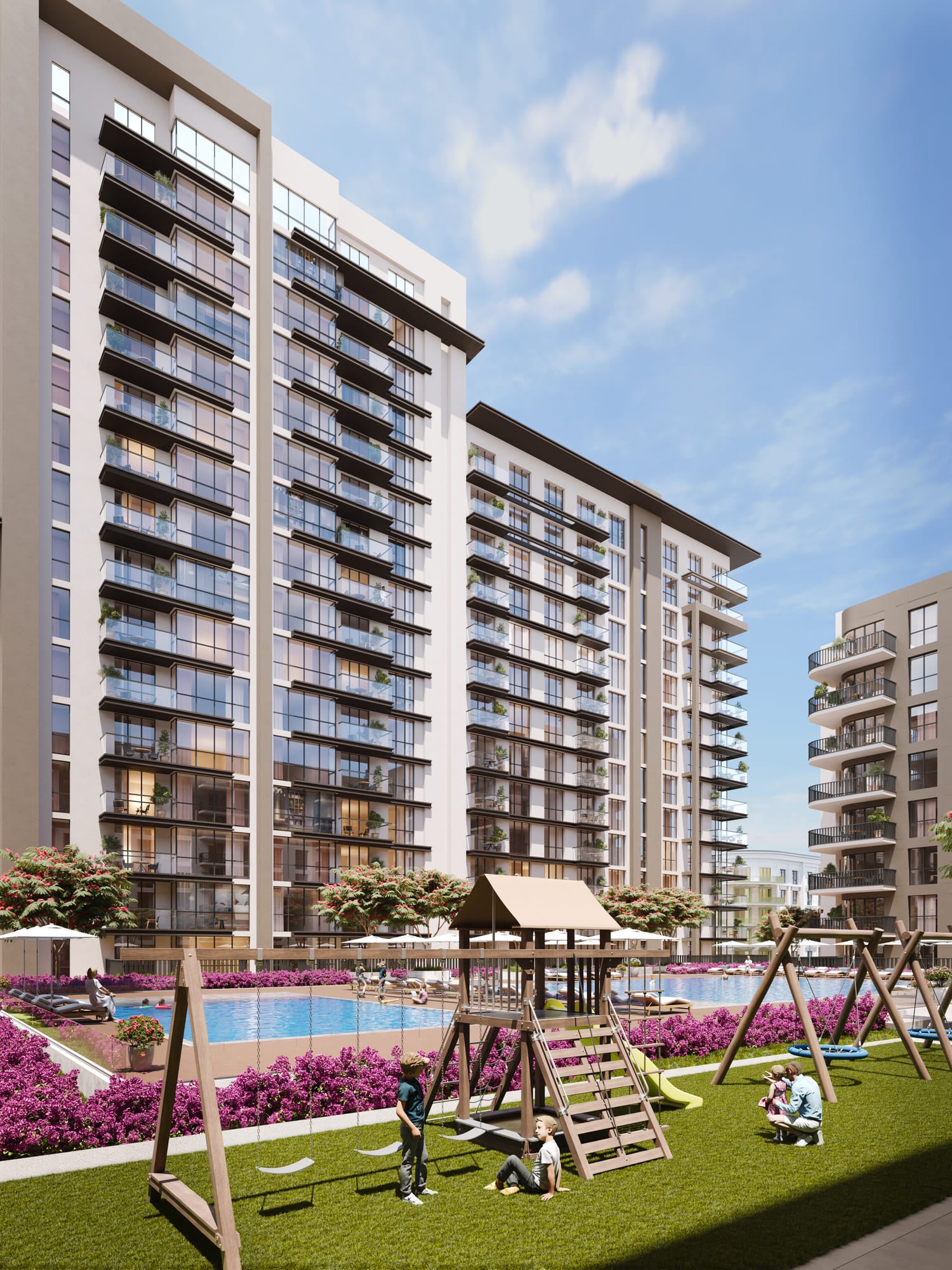 Aria on the Park by Nshama, image 2 of 12. Render supplied by developer.