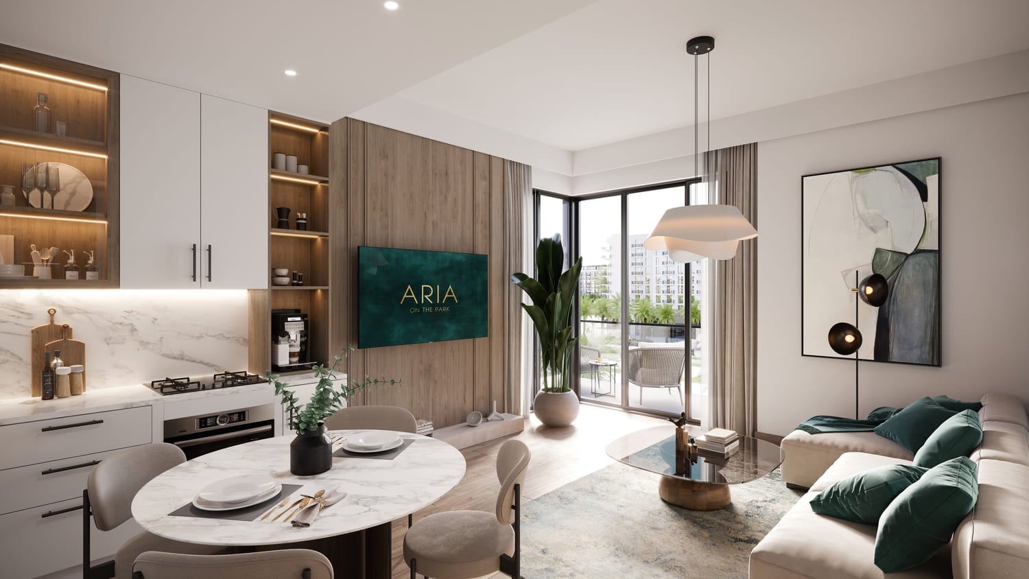Aria on the Park by Nshama, image 6 of 12. Render supplied by developer.