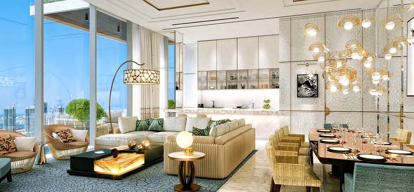 Cavalli Casa Tower by Damac, image 2 of 6. Render supplied by developer.