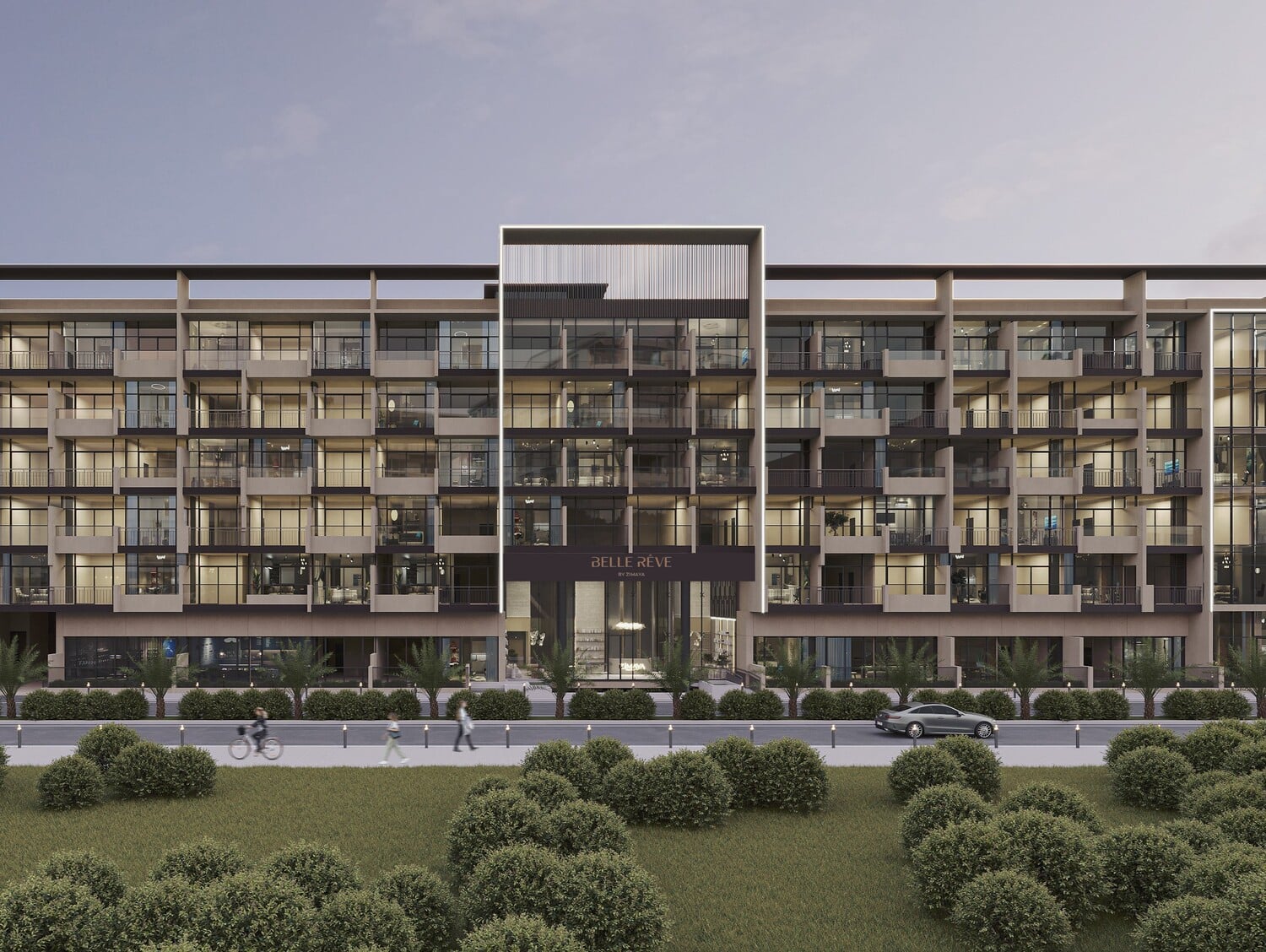Belle Rêve by Zimaya Properties, JVC (Jumeirah Village Circle). Render supplied by developer.