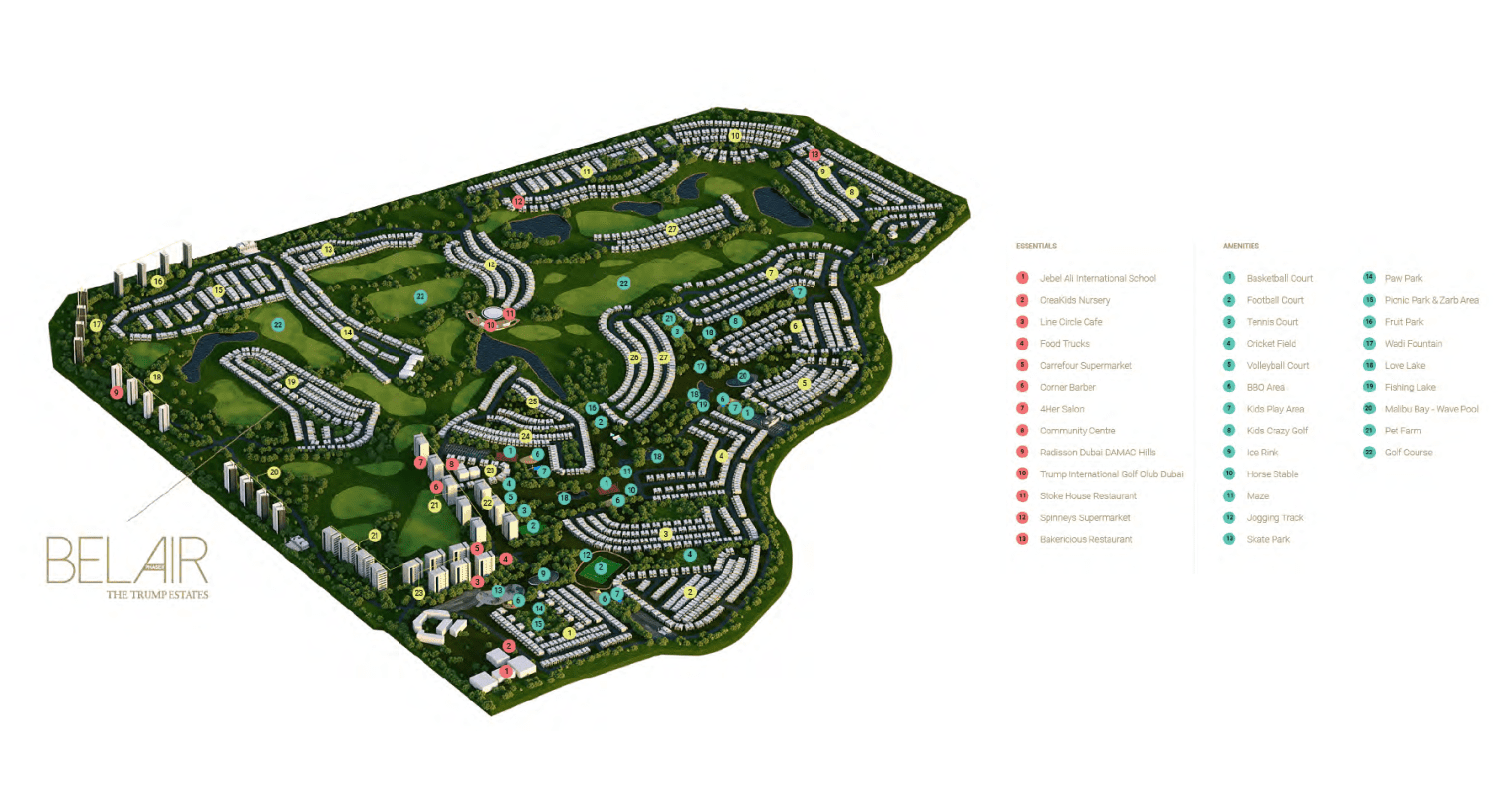 Damac Hills - Belair Phase 2, image 11 of 11. Render supplied by developer.