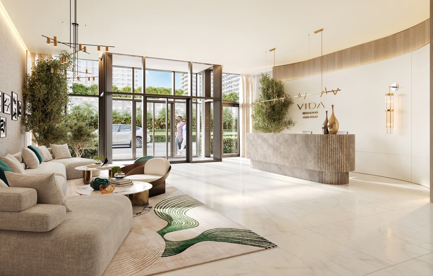 Vida Residences Club Point by Emaar, image 5 of 5. Render supplied by developer.
