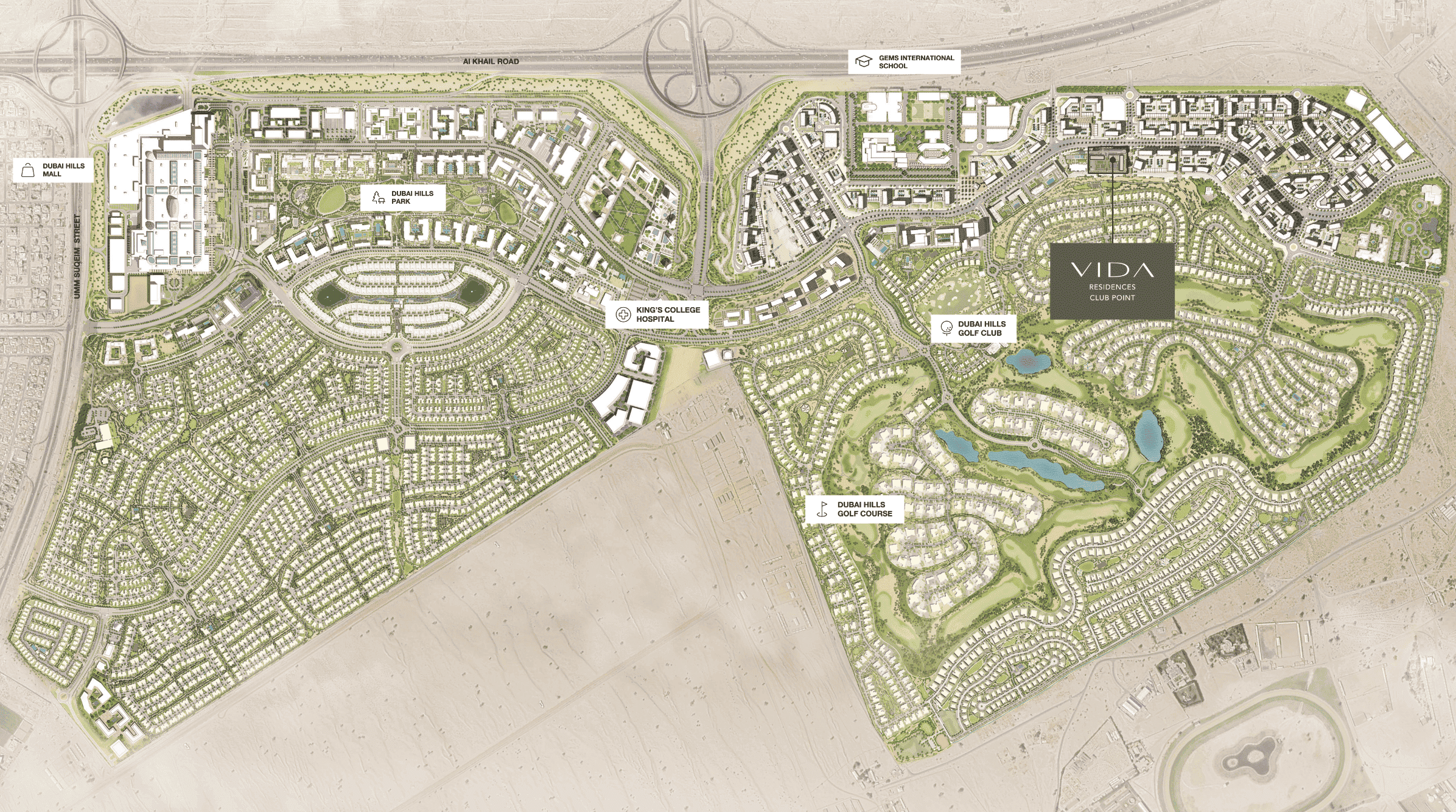 Vida Residences Club Point by Emaar, image 4 of 5. Render supplied by developer.