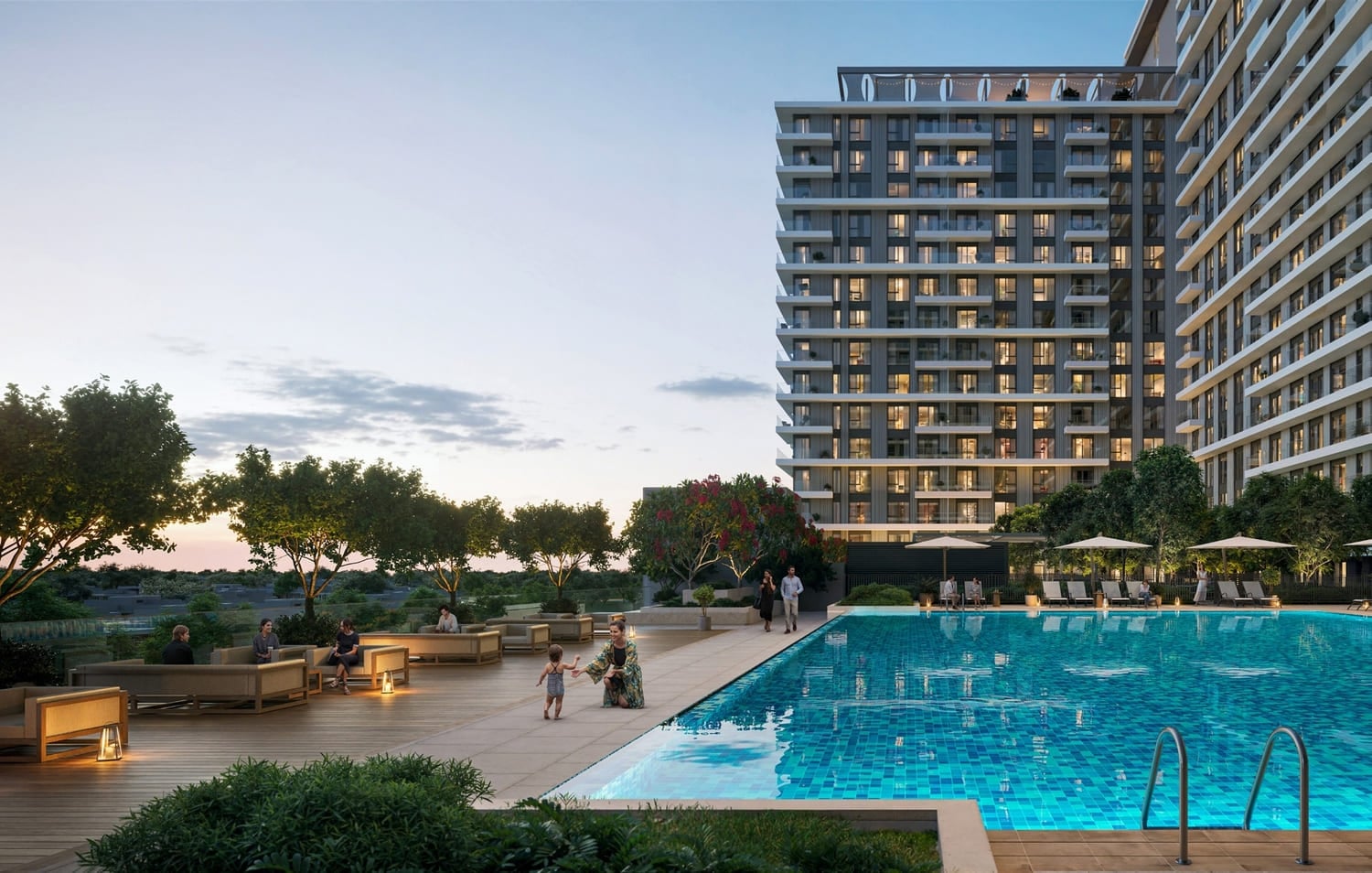 Vida Residences Club Point by Emaar in Dubai Hills, render supplied by developer